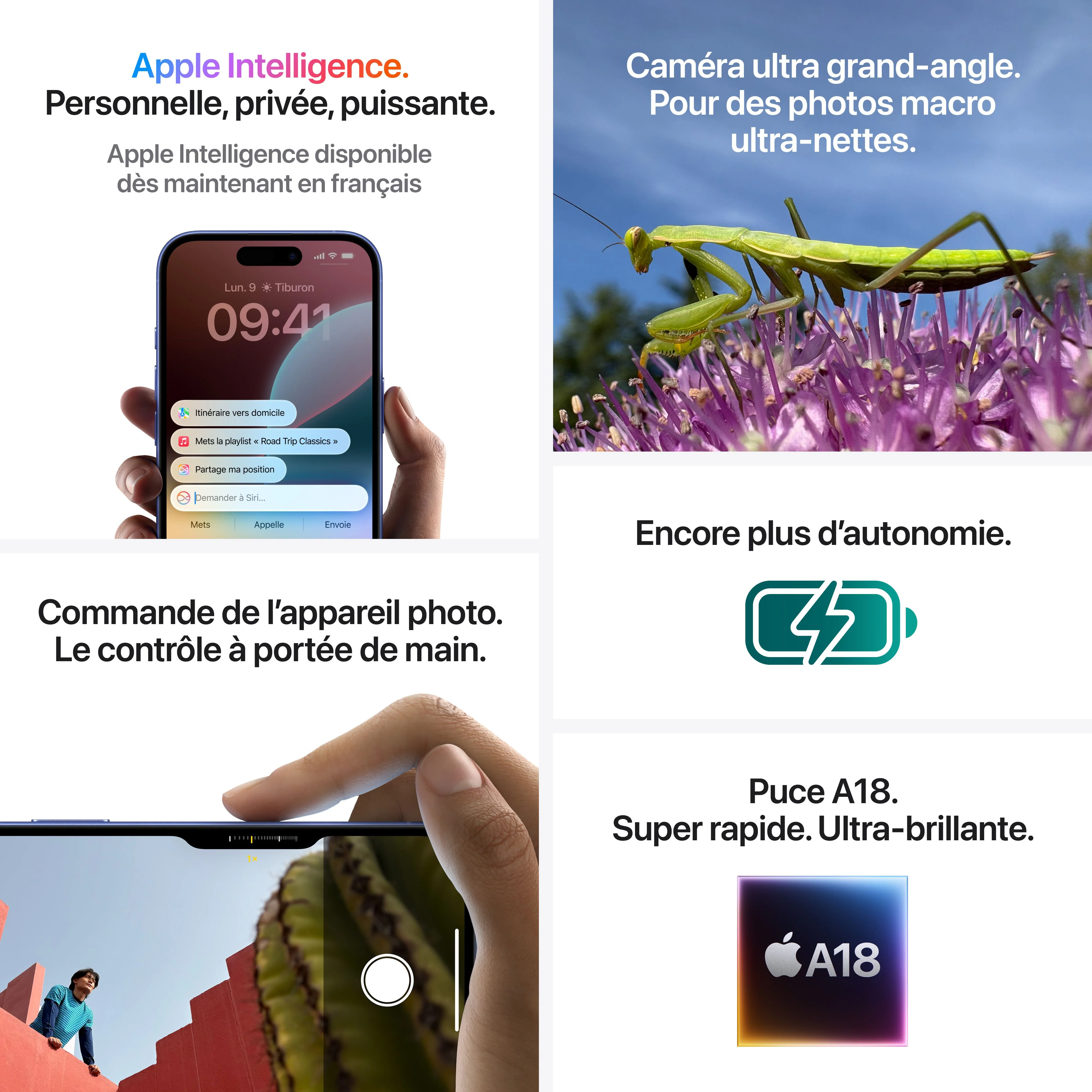 iPhone 16 Plus 128 Go Cyan - Image 8