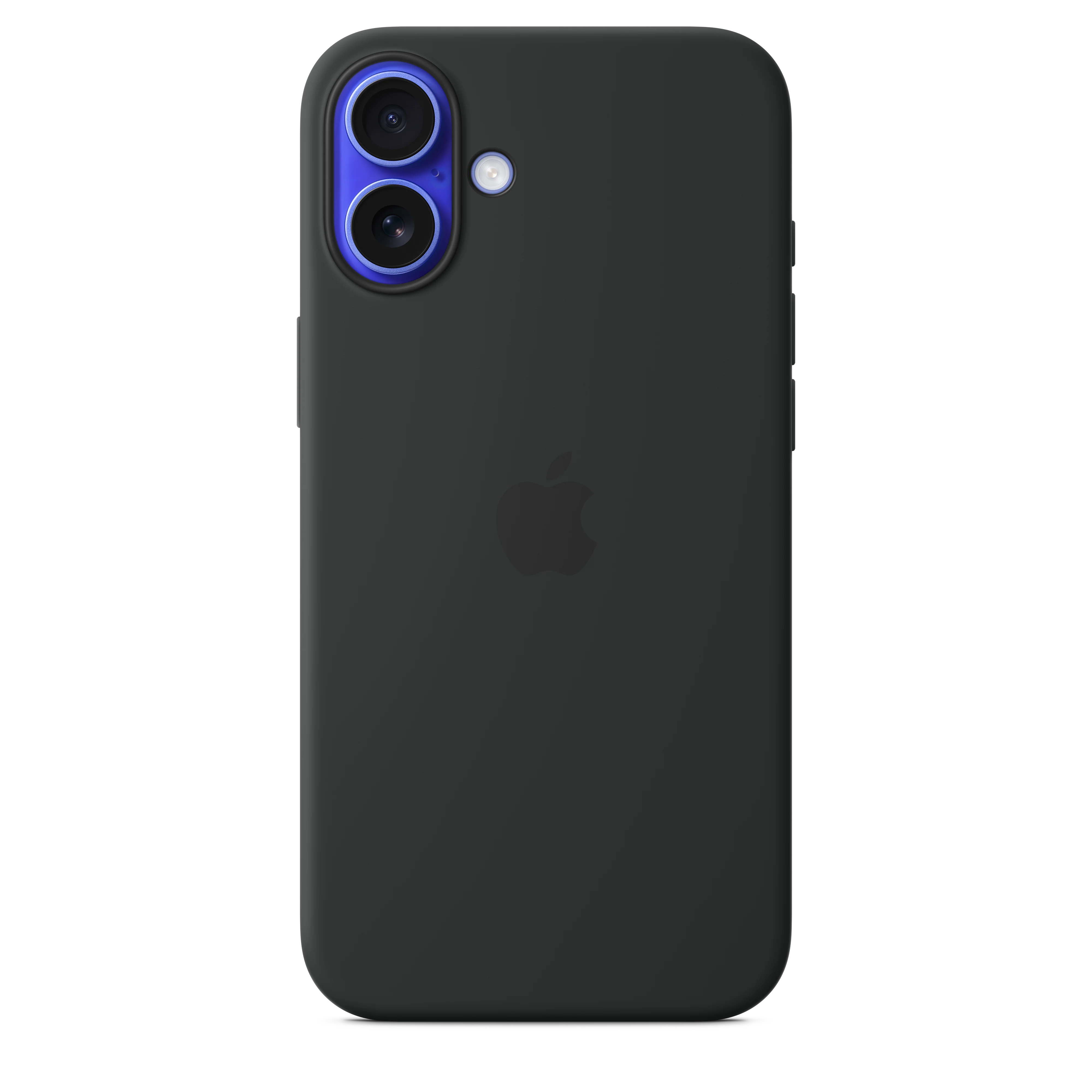 Coque en silicone avec MagSafe pour iPhone 16 Plus - Noir