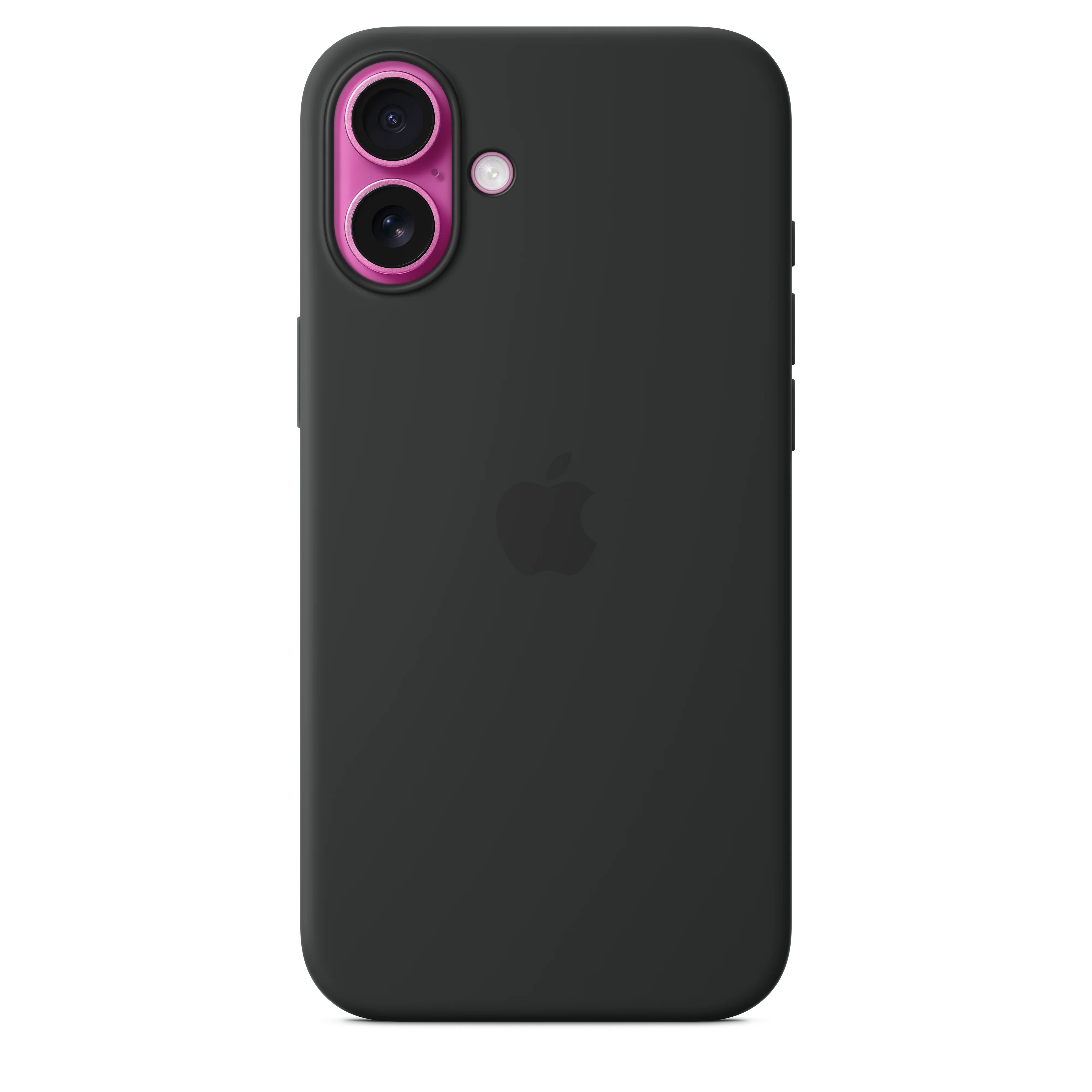 Coque en silicone avec MagSafe pour iPhone 16 Plus - Noir - Image 3