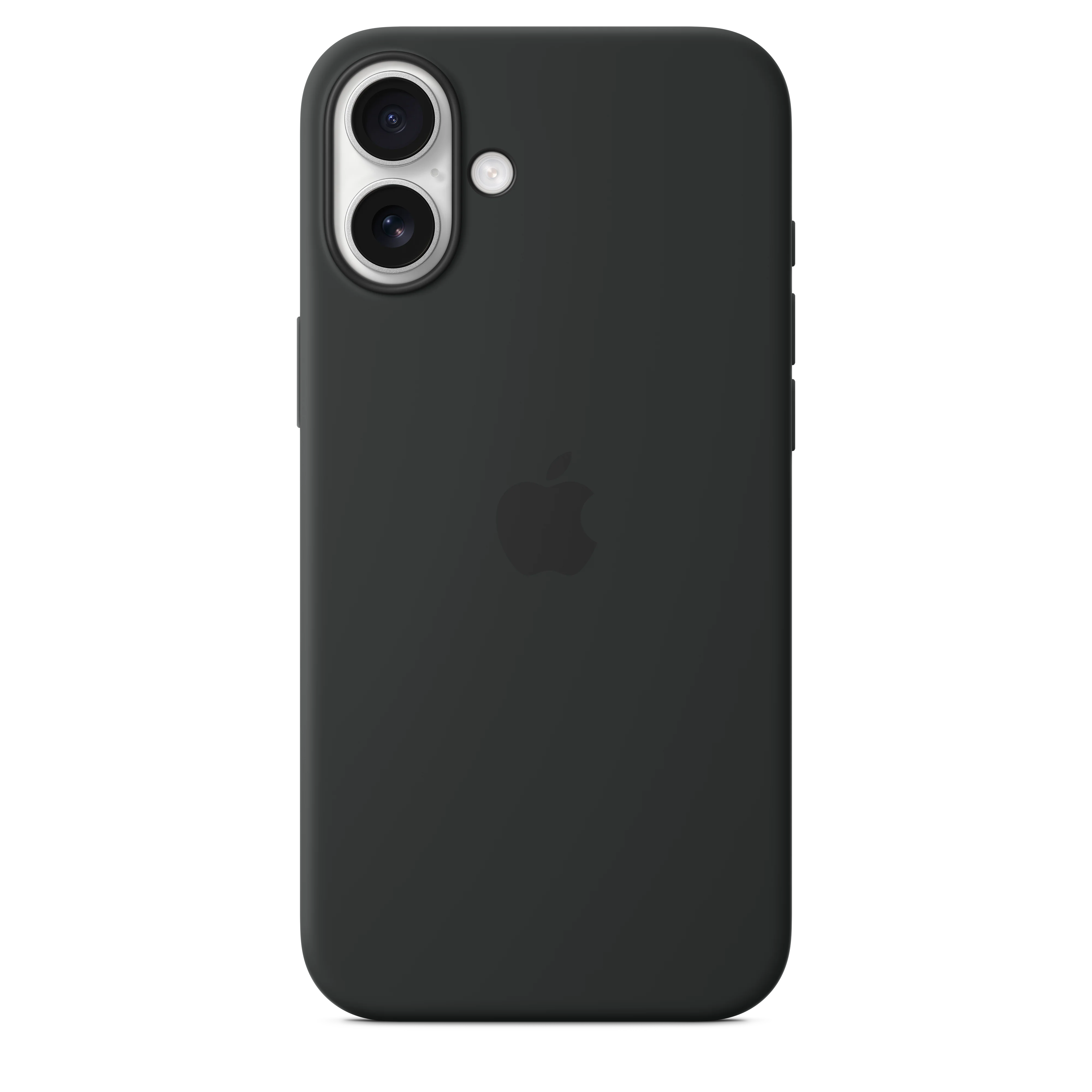 Coque en silicone avec MagSafe pour iPhone 16 Plus - Noir - Image 4