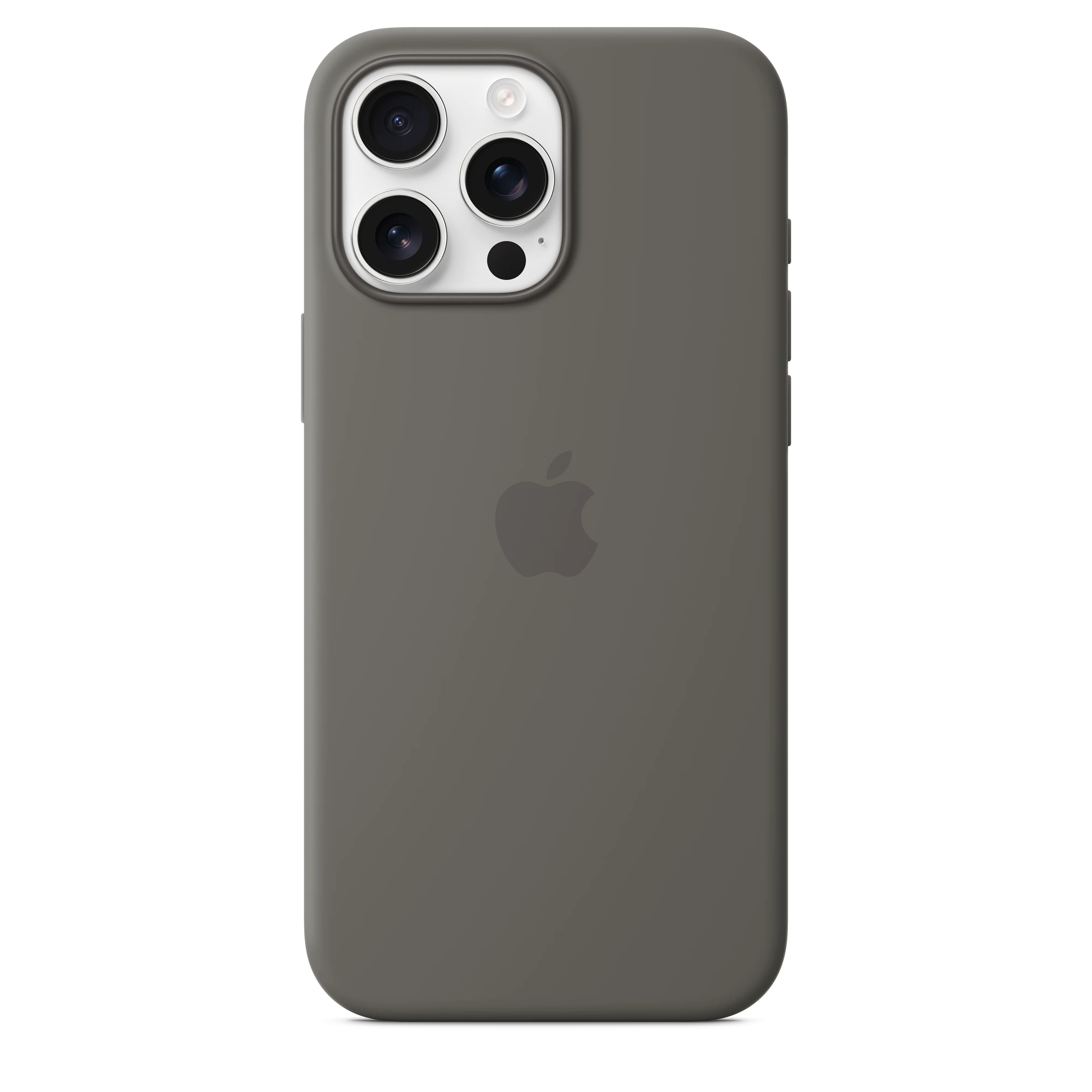 Coque en silicone avec MagSafe pour iPhone 16 Pro Max - Gris minéral - Image 3