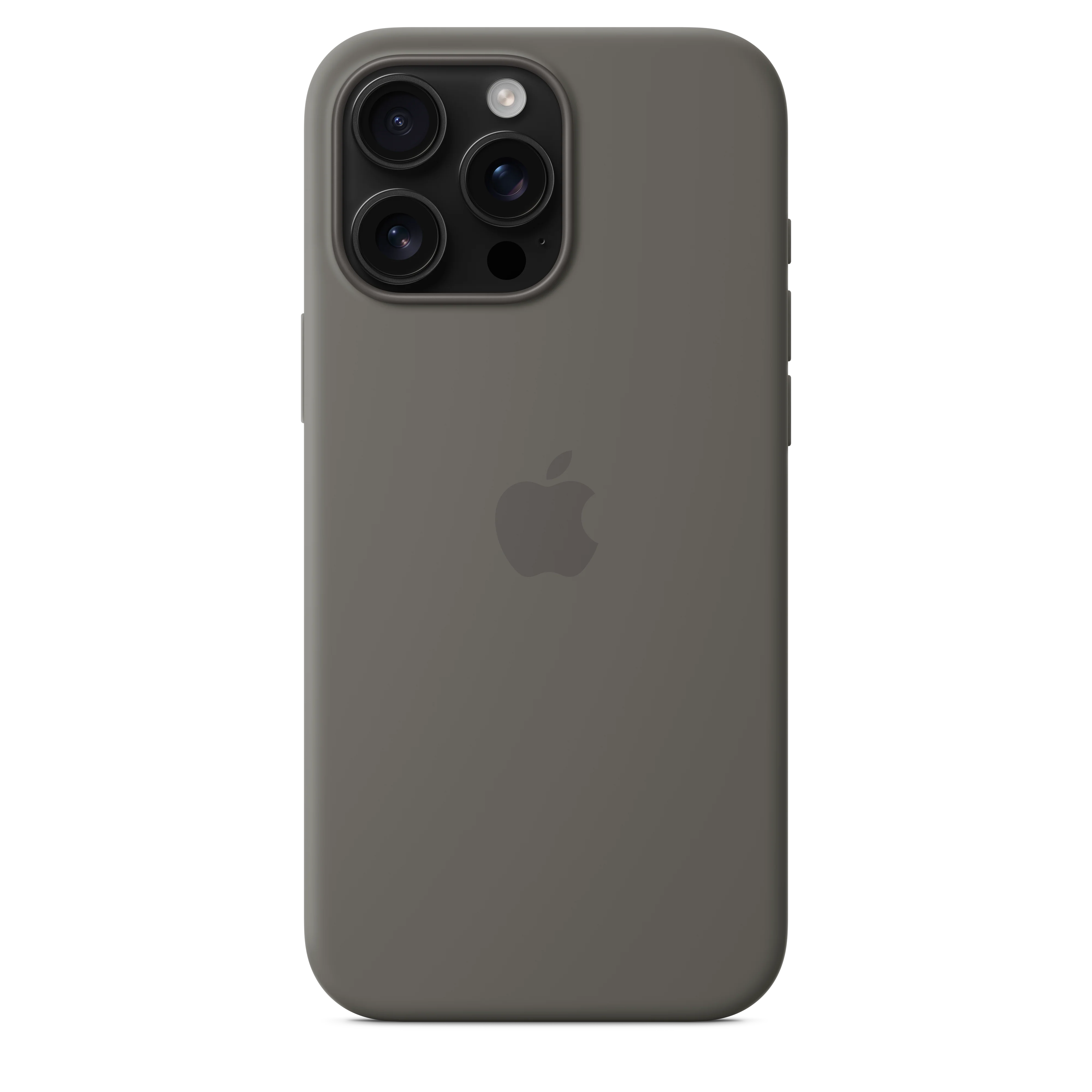 Coque en silicone avec MagSafe pour iPhone 16 Pro Max - Gris minéral - Image 4