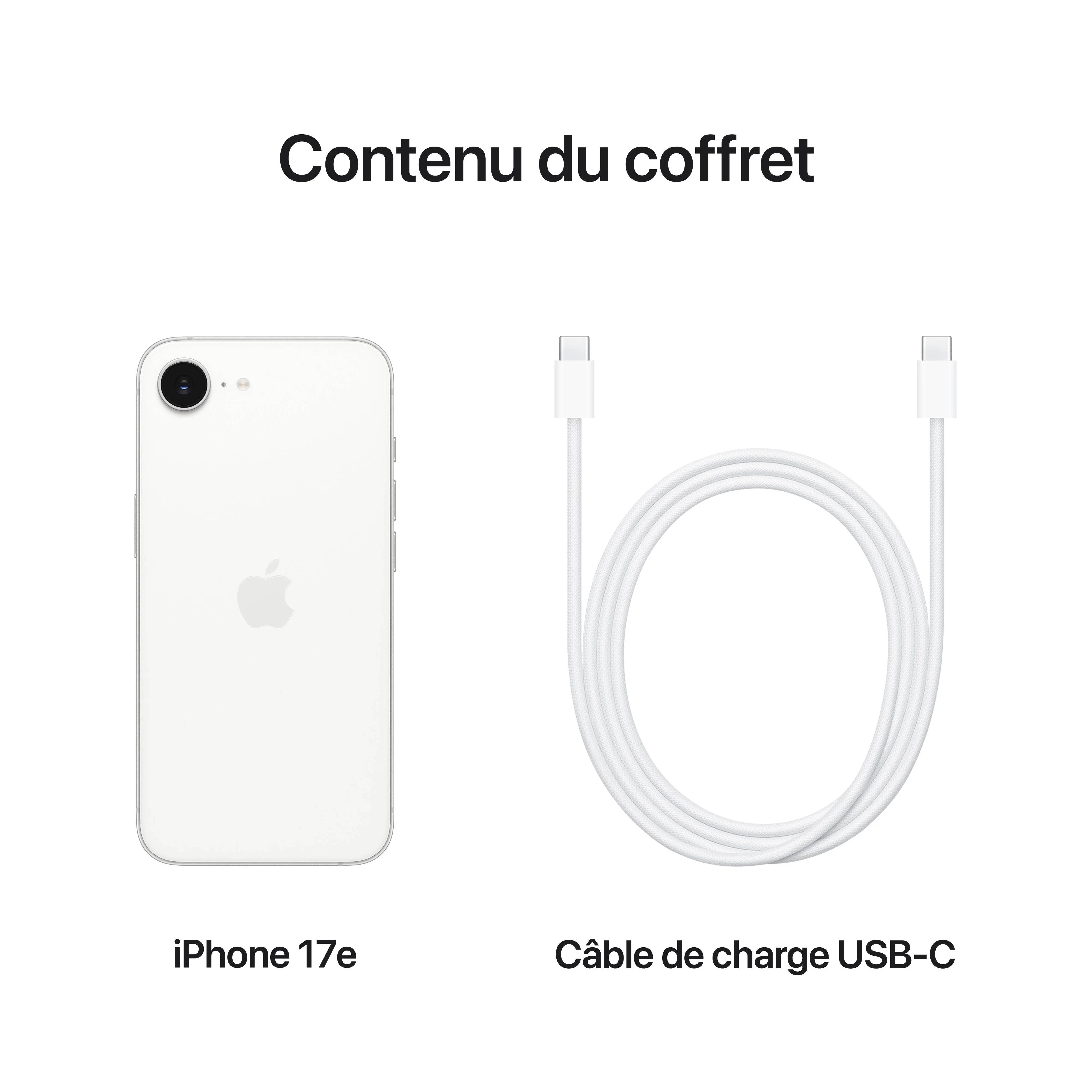 iPhone 17e 256 Go Blanc - Image 8