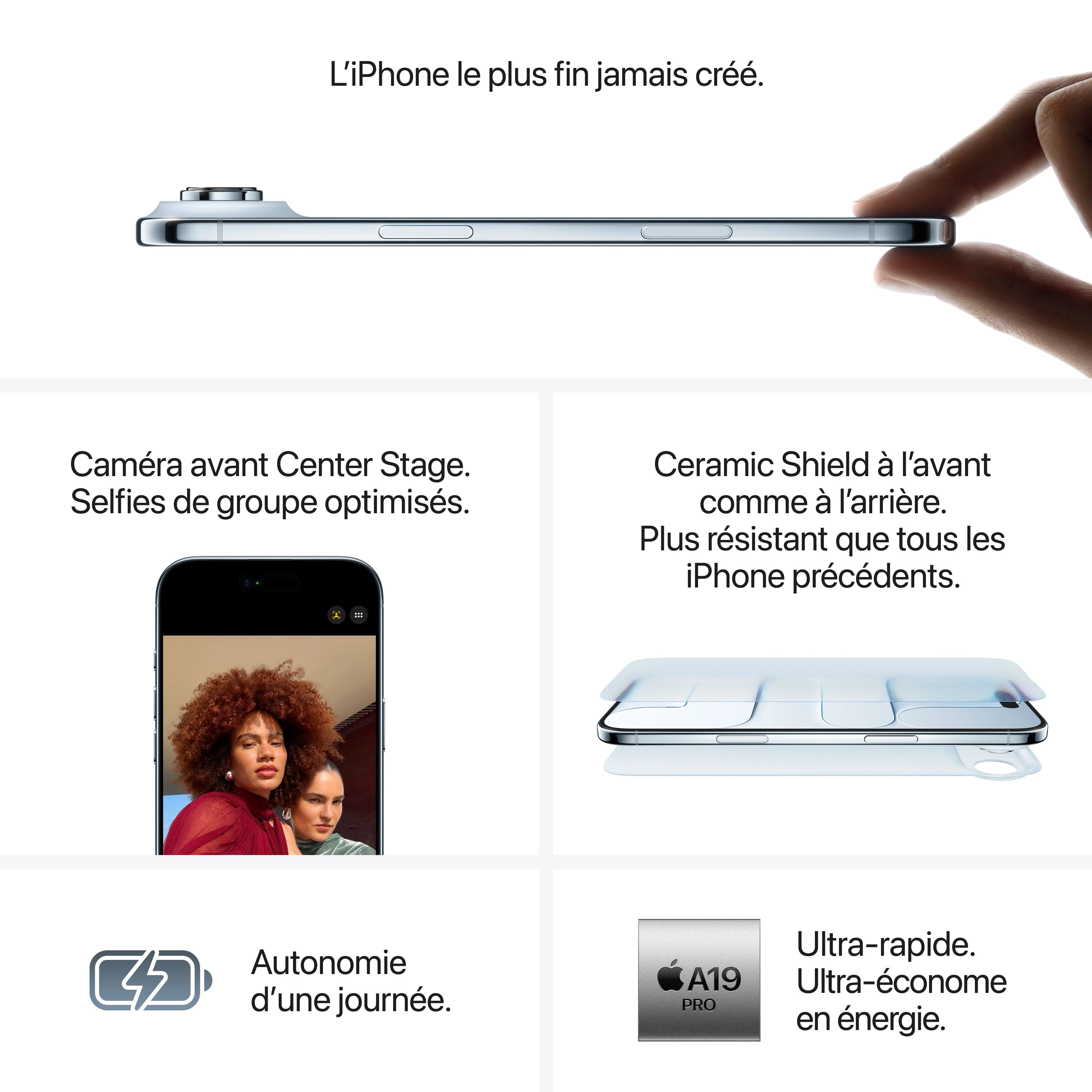 iPhone Air 512 Go Blanc nuage - Image 6