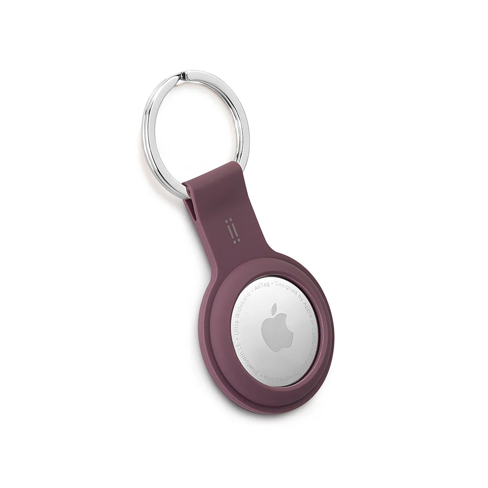 Lineheart GiGiTag • Etui porte-clé pour Airtag • Rouge Bordeau - Image 2