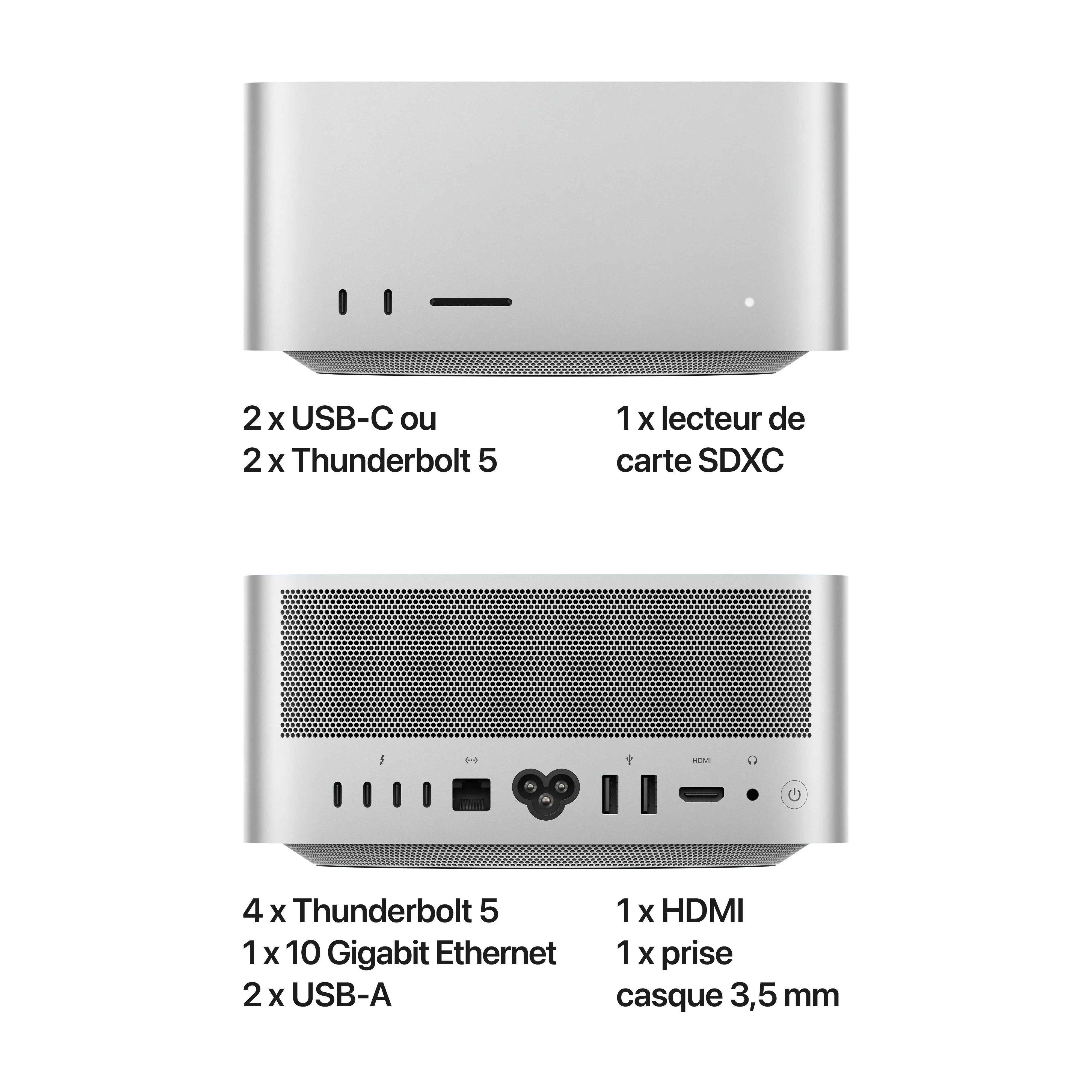 Mac Studio: Puce Apple M3 Ultra avec CPU 28 cœurs et GPU 60 cœurs, 1 To SSD - Image 5