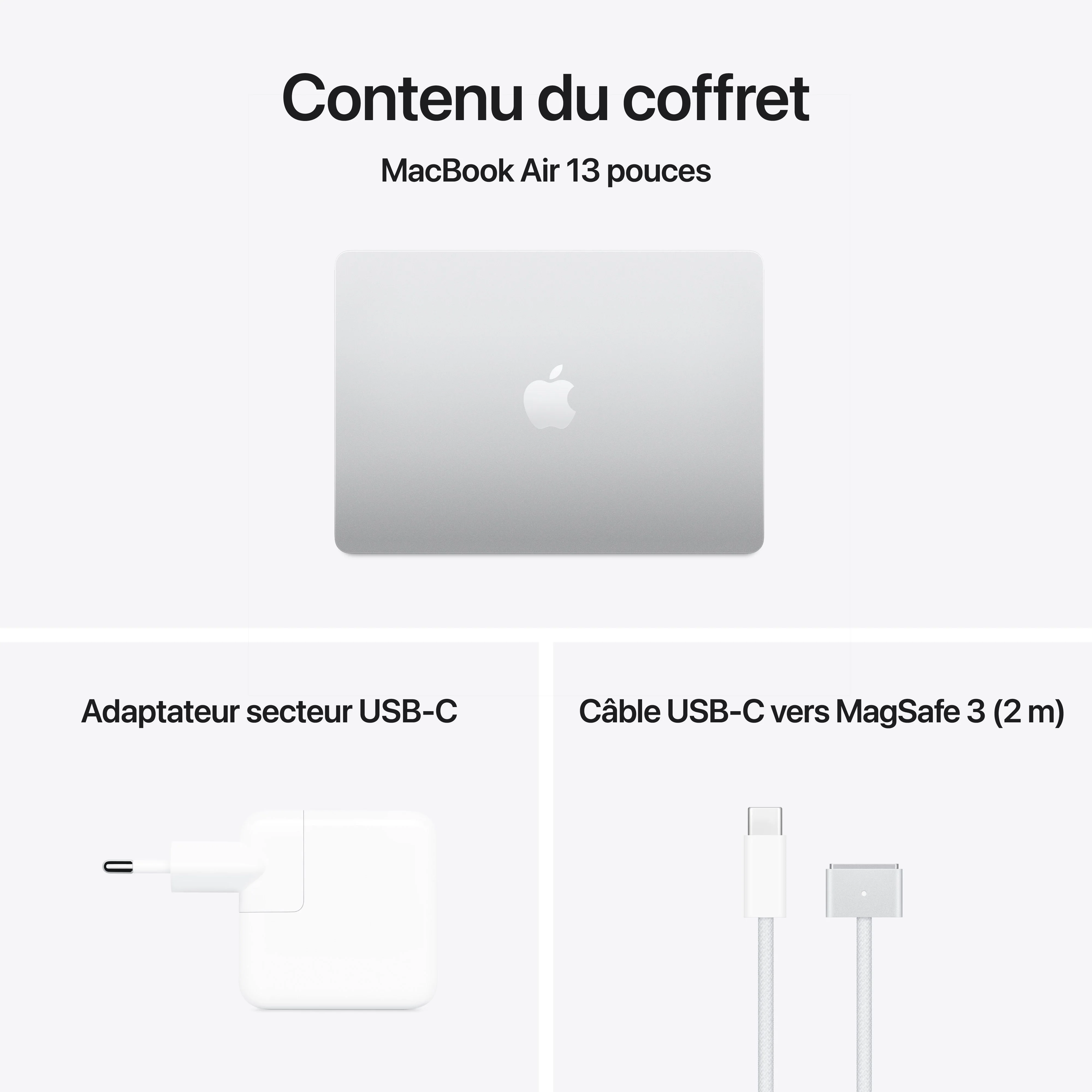 MacBook Air 13 pouces: Puce Apple M4 avec CPU 10 cœurs et GPU 8 cœurs, 256 Go SSD - Argent - Image 11