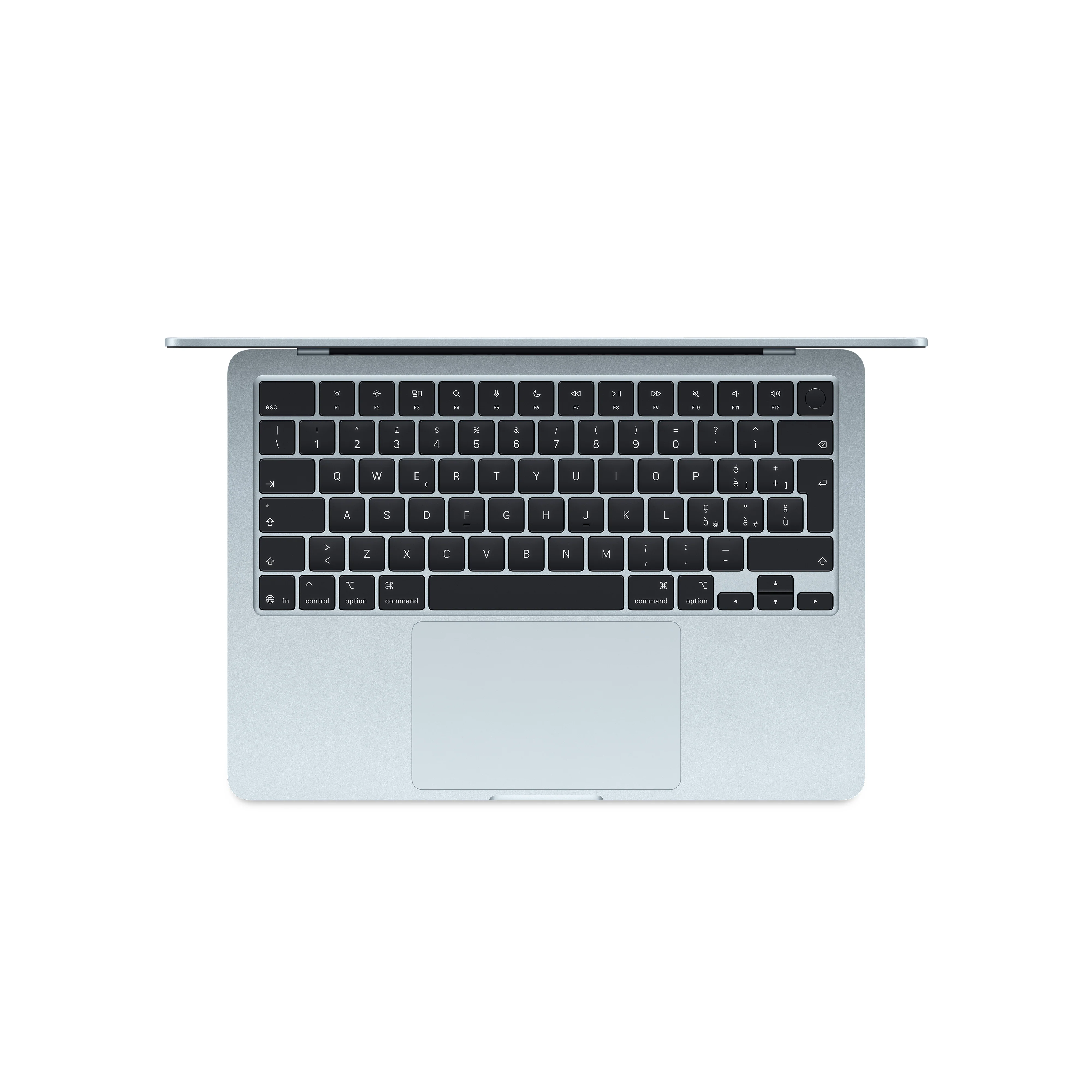 MacBook Air 13" M4 10C/16GB/256GB/GPU8C • Suisse-Français • Bleu Ciel - Image 2