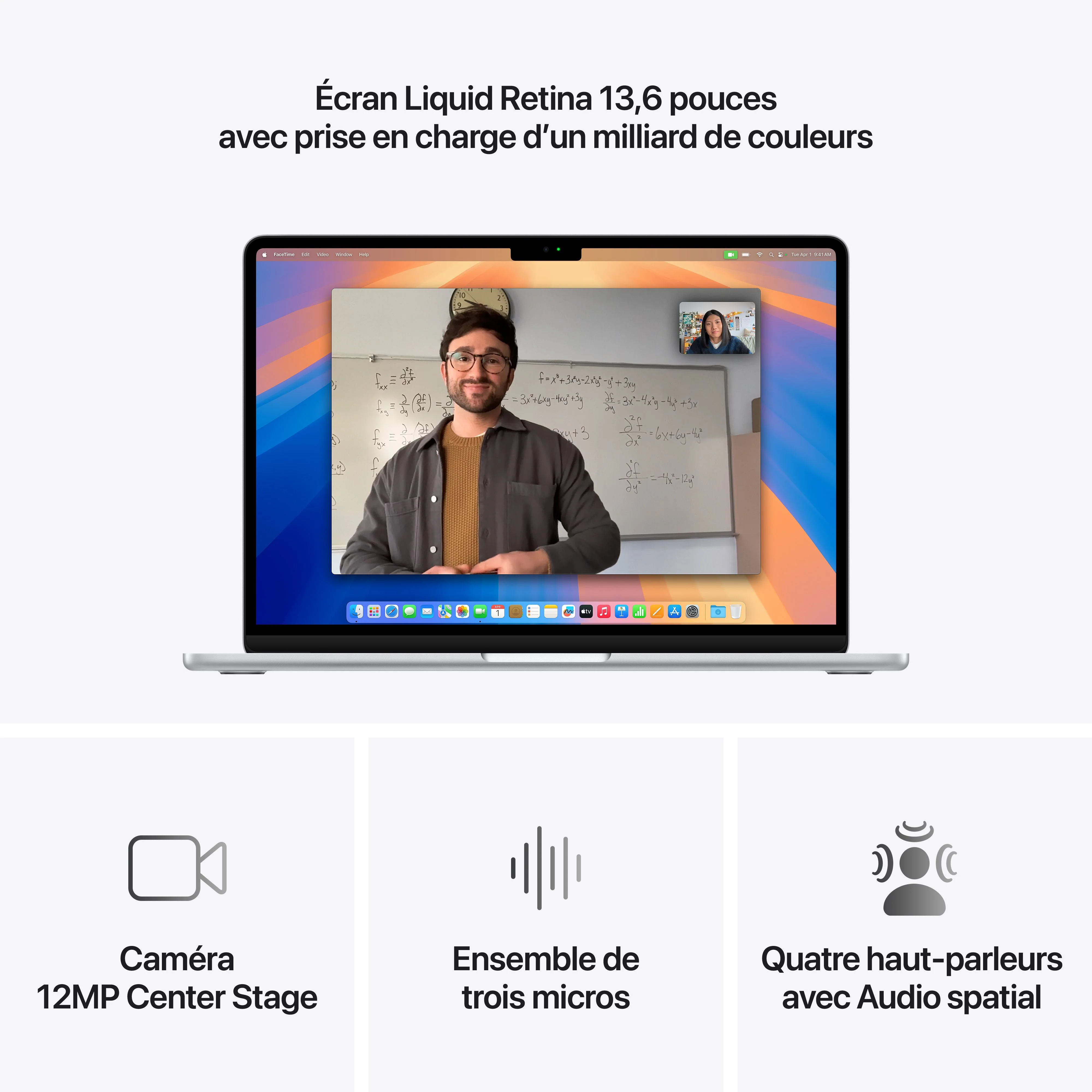 MacBook Air 13 pouces: Puce Apple M4 avec CPU 10 cœurs et GPU 10 cœurs, 512 Go SSD - Argent - Image 5