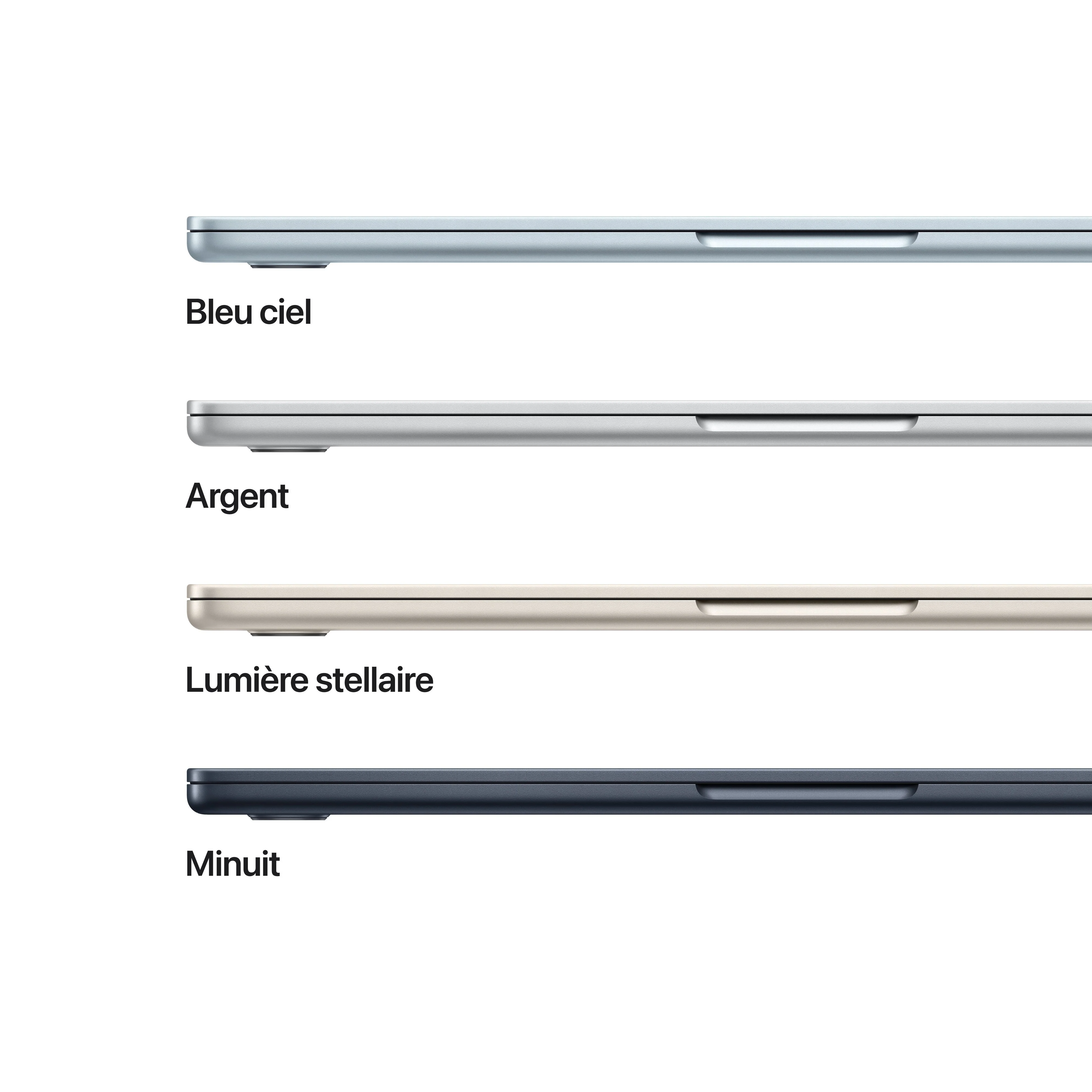 MacBook Air 13 pouces: Puce Apple M4 avec CPU 10 cœurs et GPU 10 cœurs, 512 Go SSD - Lumière stellaire - Image 3