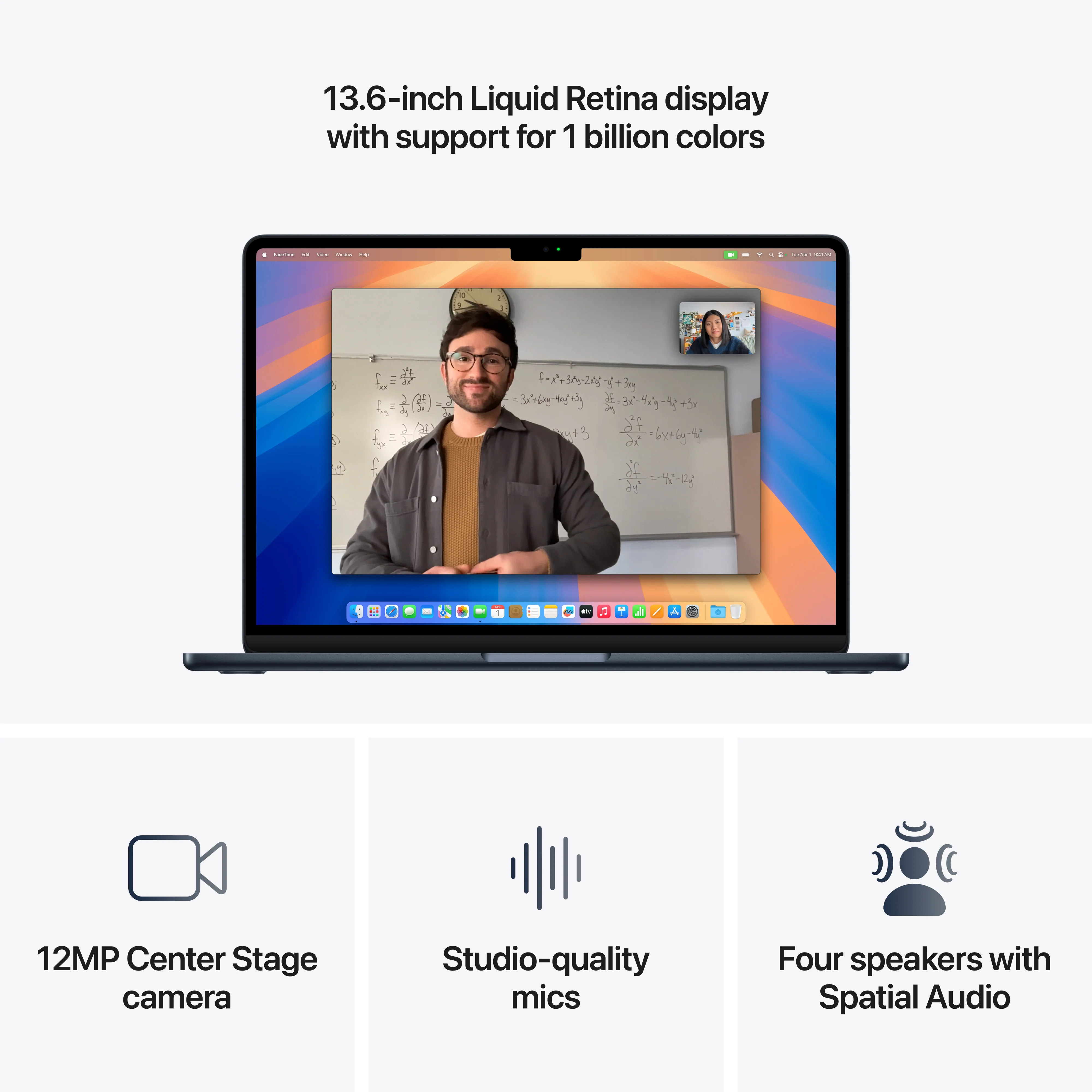 MacBook Air 13" M4 10C/24GB/256GB/GPU10C • Suisse-Français • Minuit - Image 5