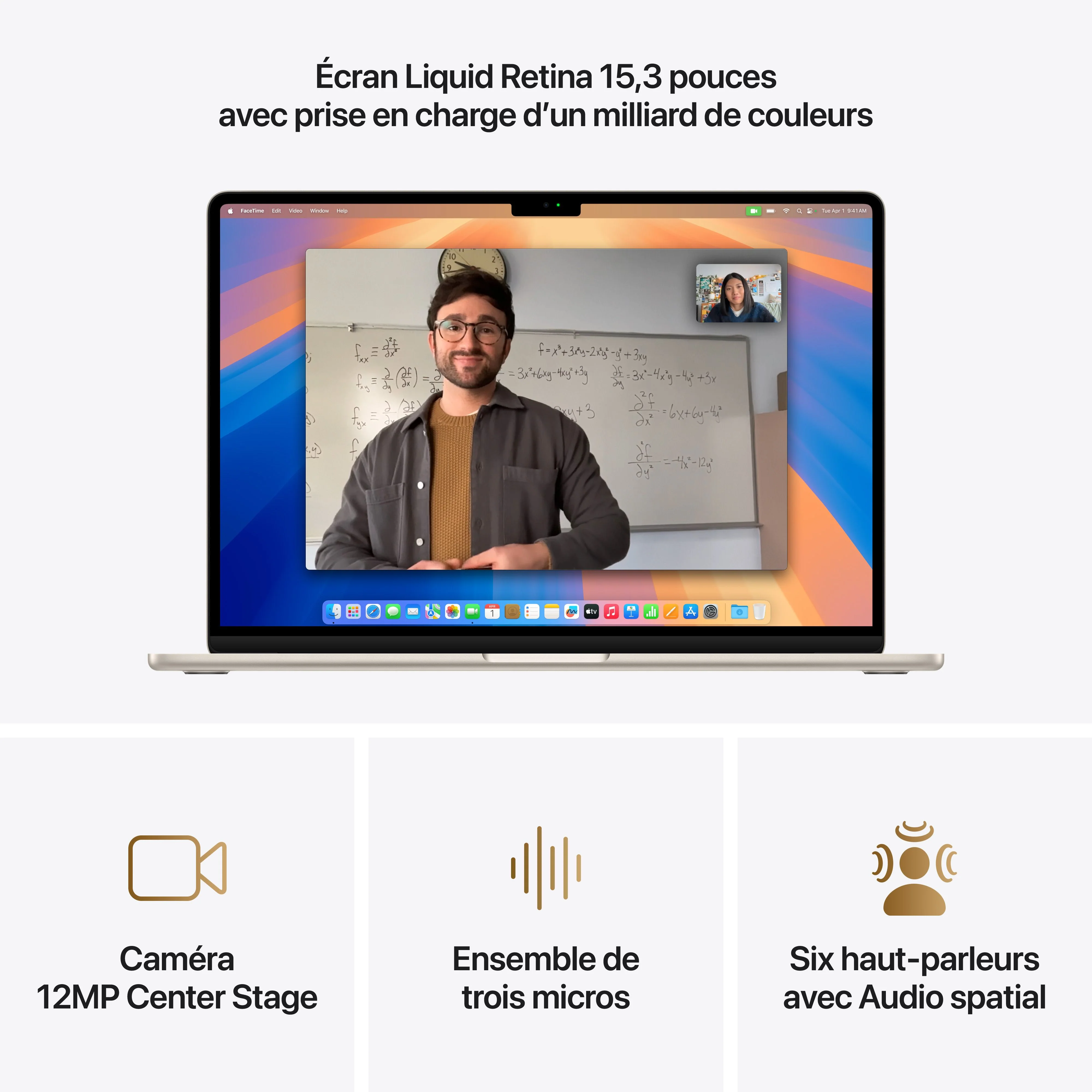 MacBook Air 15 pouces: Puce Apple M4 avec CPU 10 cœurs et GPU 10 cœurs, 512 Go SSD - Lumière stellaire - Image 5