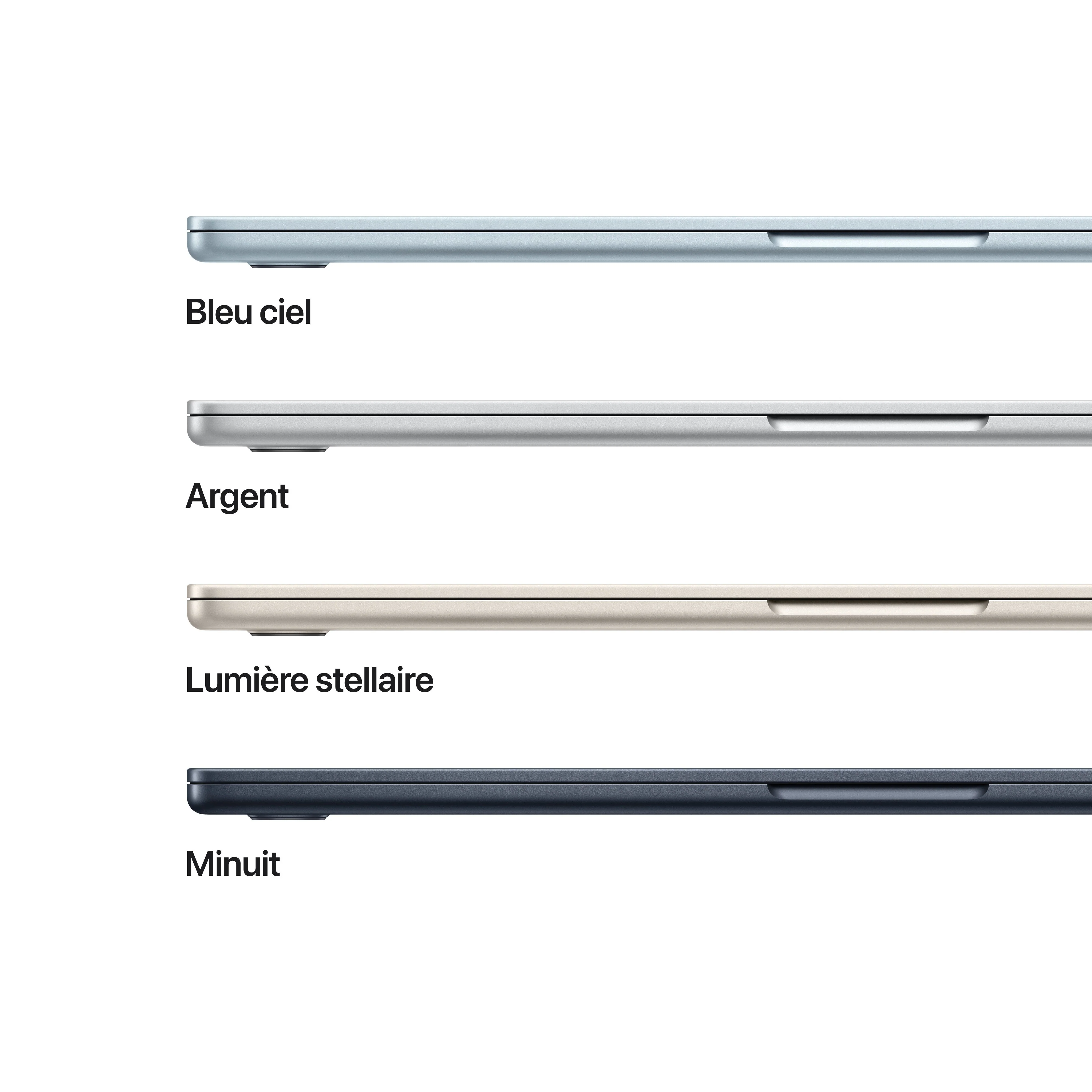 MacBook Air 15 pouces: Puce Apple M5 avec CPU 10 cœurs et GPU 10 cœurs, 1 To SSD - Ciel - Image 3