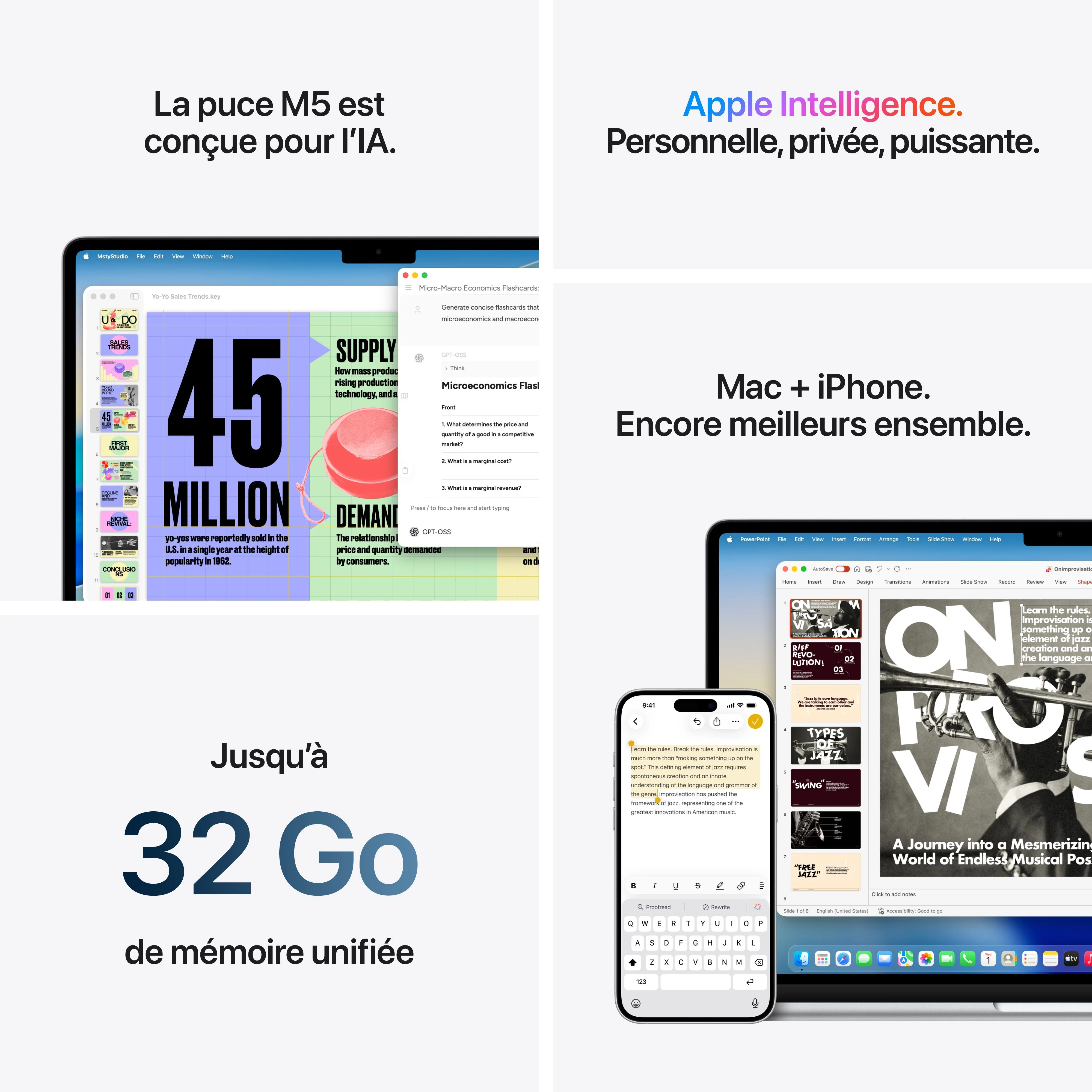 MacBook Air 15 pouces: Puce Apple M5 avec CPU 10 cœurs et GPU 10 cœurs, 1 To SSD - Ciel - Image 8
