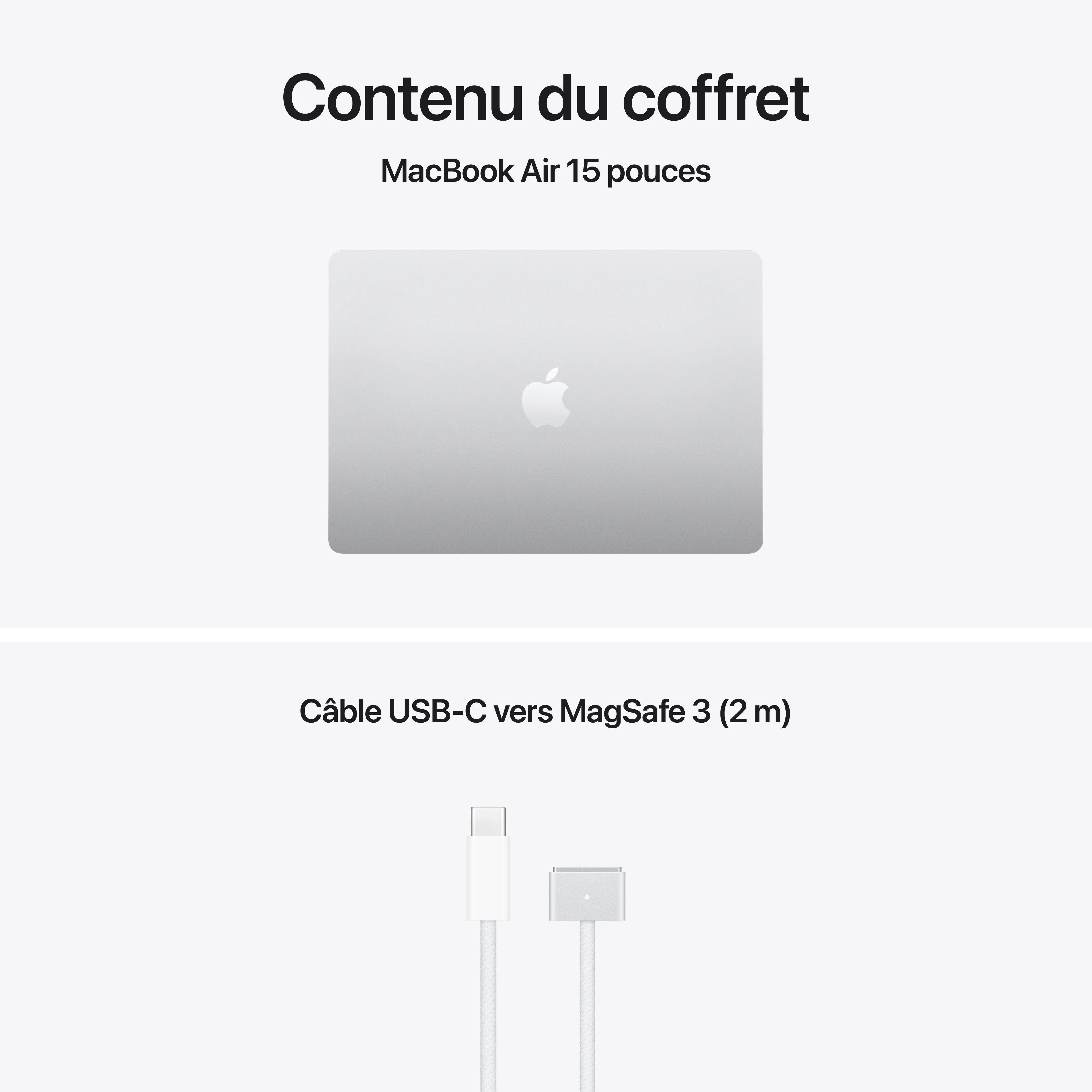 MacBook Air 15 pouces: Puce Apple M5 avec CPU 10 cœurs et GPU 10 cœurs, 512 Go SSD - Argent - Image 9
