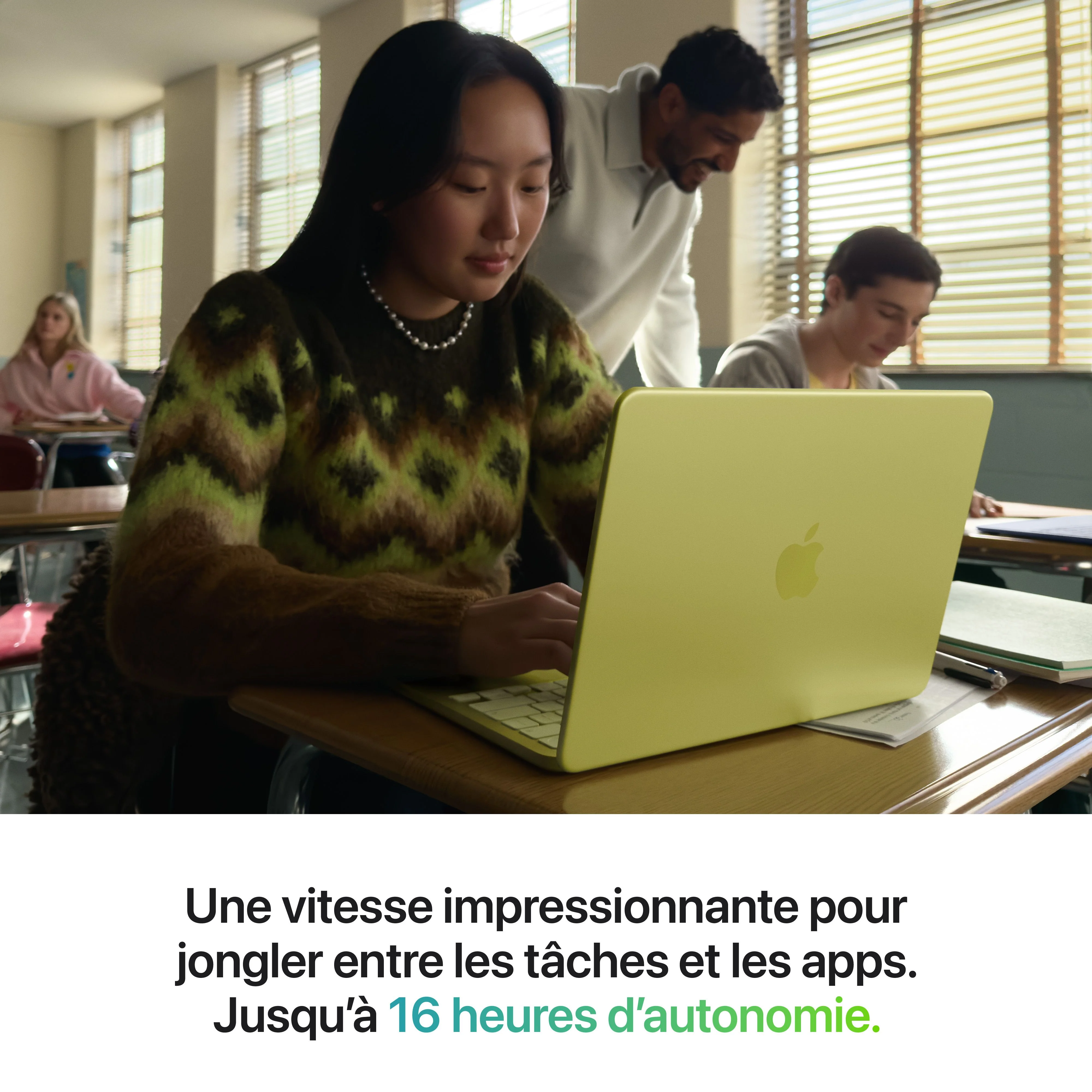 MacBook Neo 13 pouces: Puce Apple A18 Pro avec CPU 6 cœurs et GPU 5 cœurs, Magic Keyboard, 256 Go SSD - Argent - Image 4
