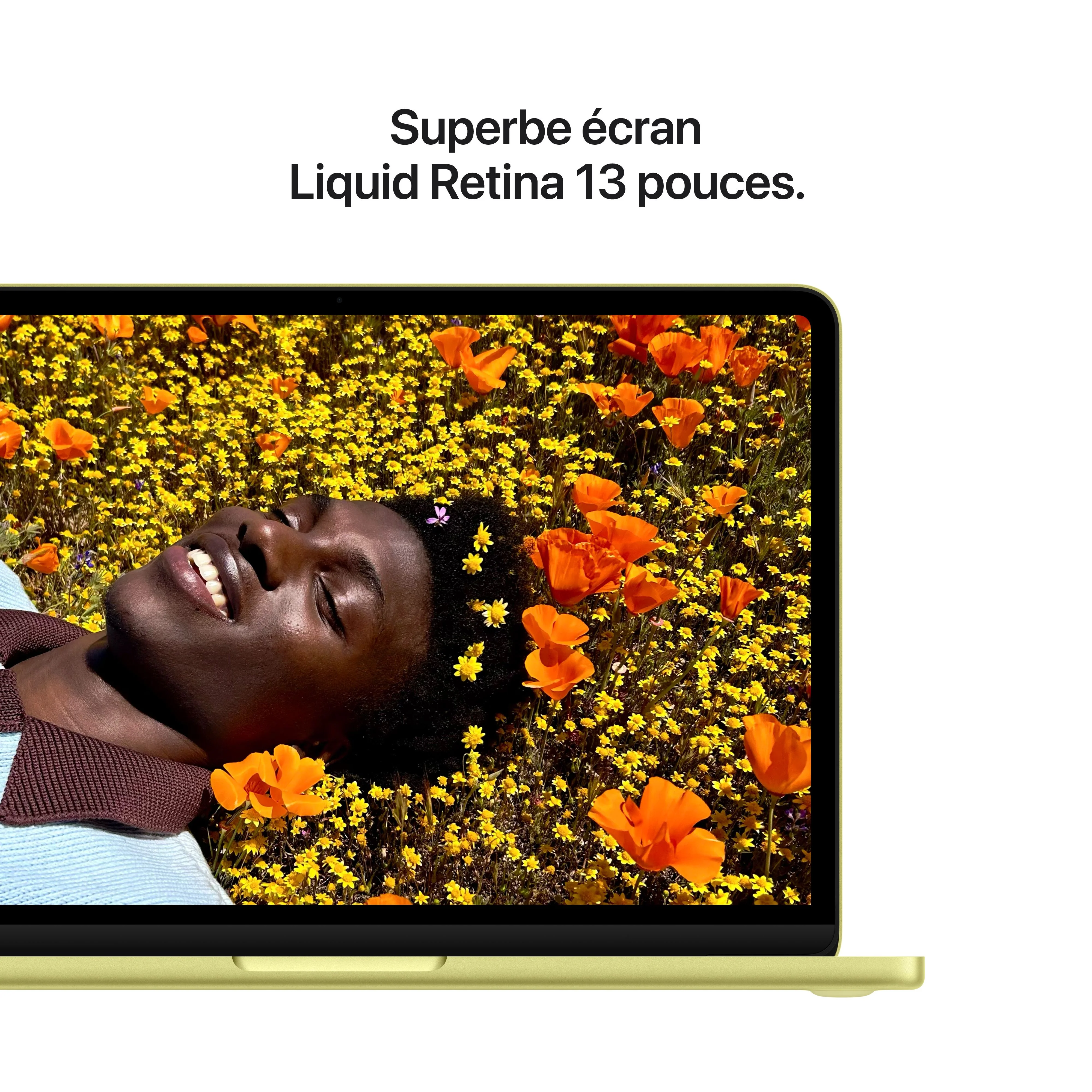 MacBook Neo 13 pouces: Puce Apple A18 Pro avec CPU 6 cœurs et GPU 5 cœurs, Magic Keyboard, 256 Go SSD - Jaune agrume - Image 5