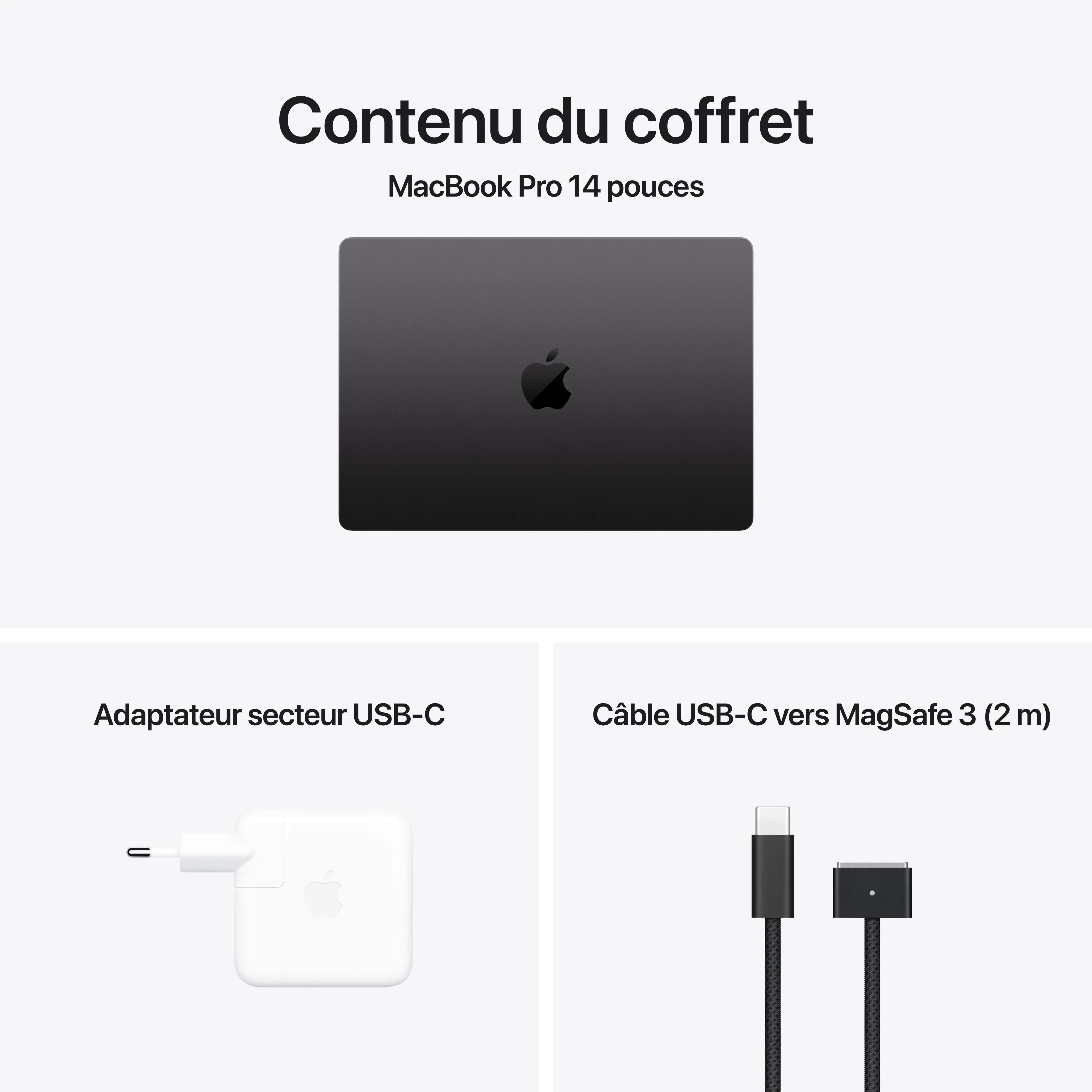 MacBook Pro 14 pouces: Puce Apple M4 Pro avec CPU 12 cœurs et GPU 16 cœurs, 512 Go SSD - Noir sidéral - Image 8