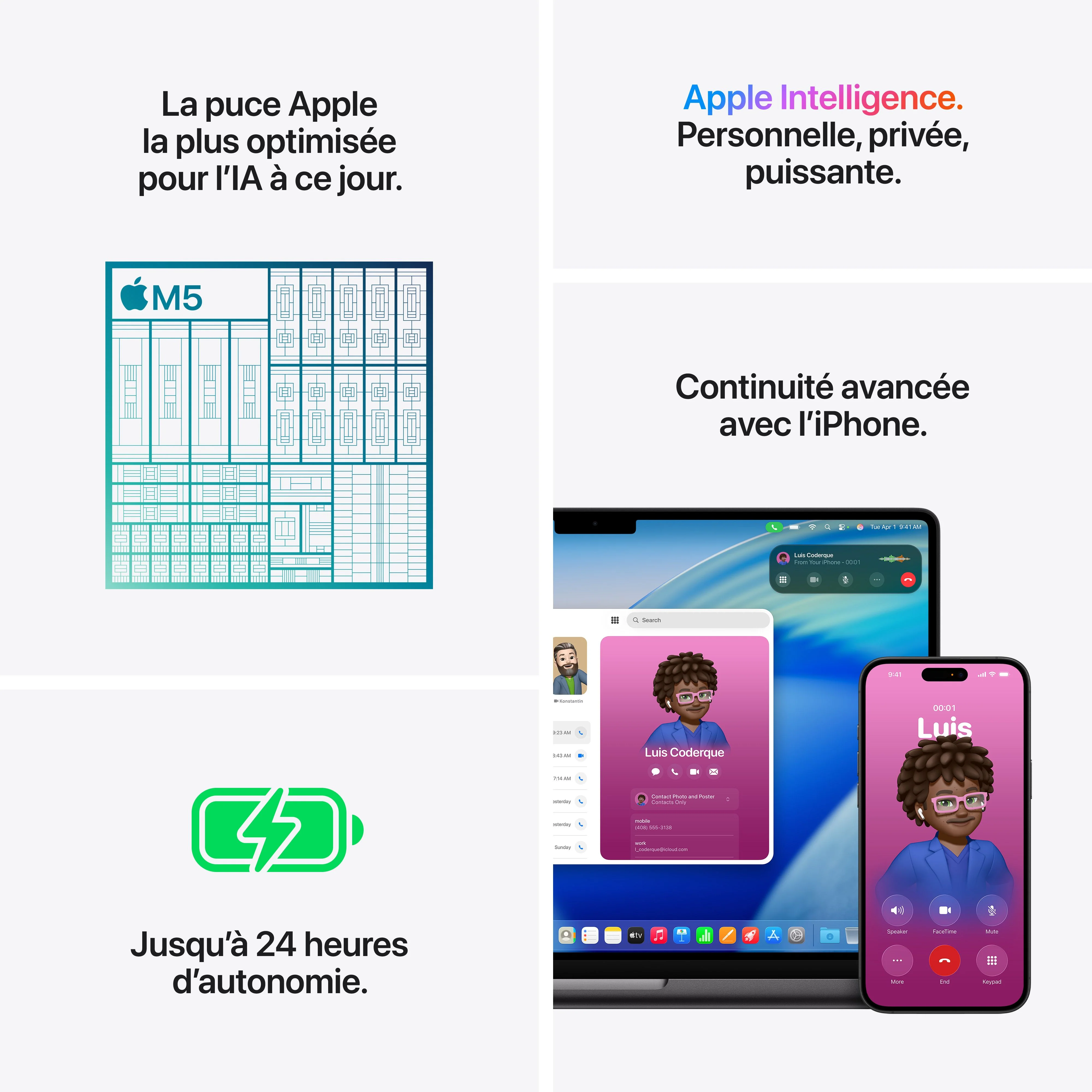 MacBook Pro 14 pouces: Puce Apple M5 avec CPU 10 cœurs et GPU 10 cœurs, 1 To SSD - Noir sidéral - Image 8
