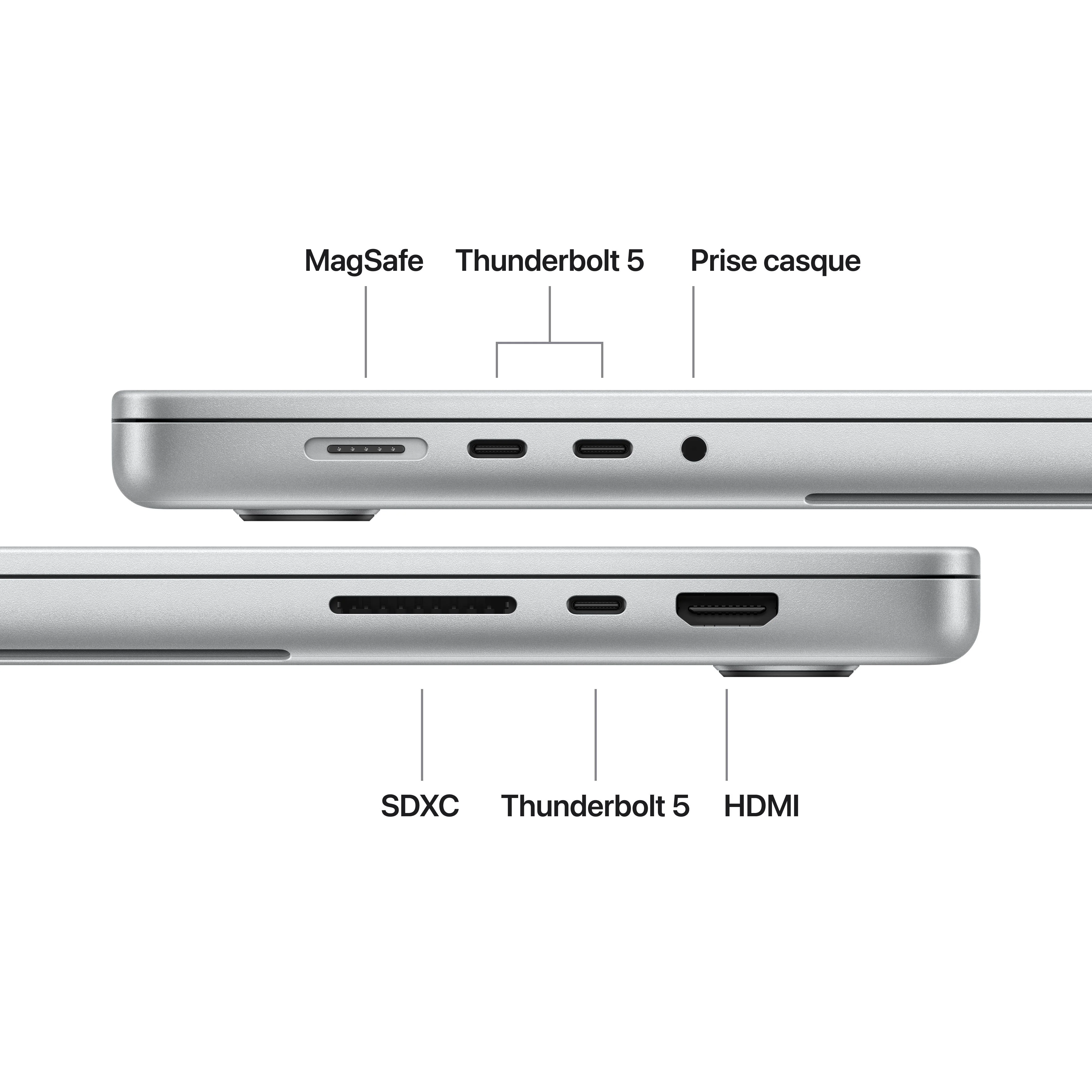 MacBook Pro 16 pouces: Apple M5 Max chip with 18-core CPU and 40-core GPU, 2 To SSD - Argent - Image 7