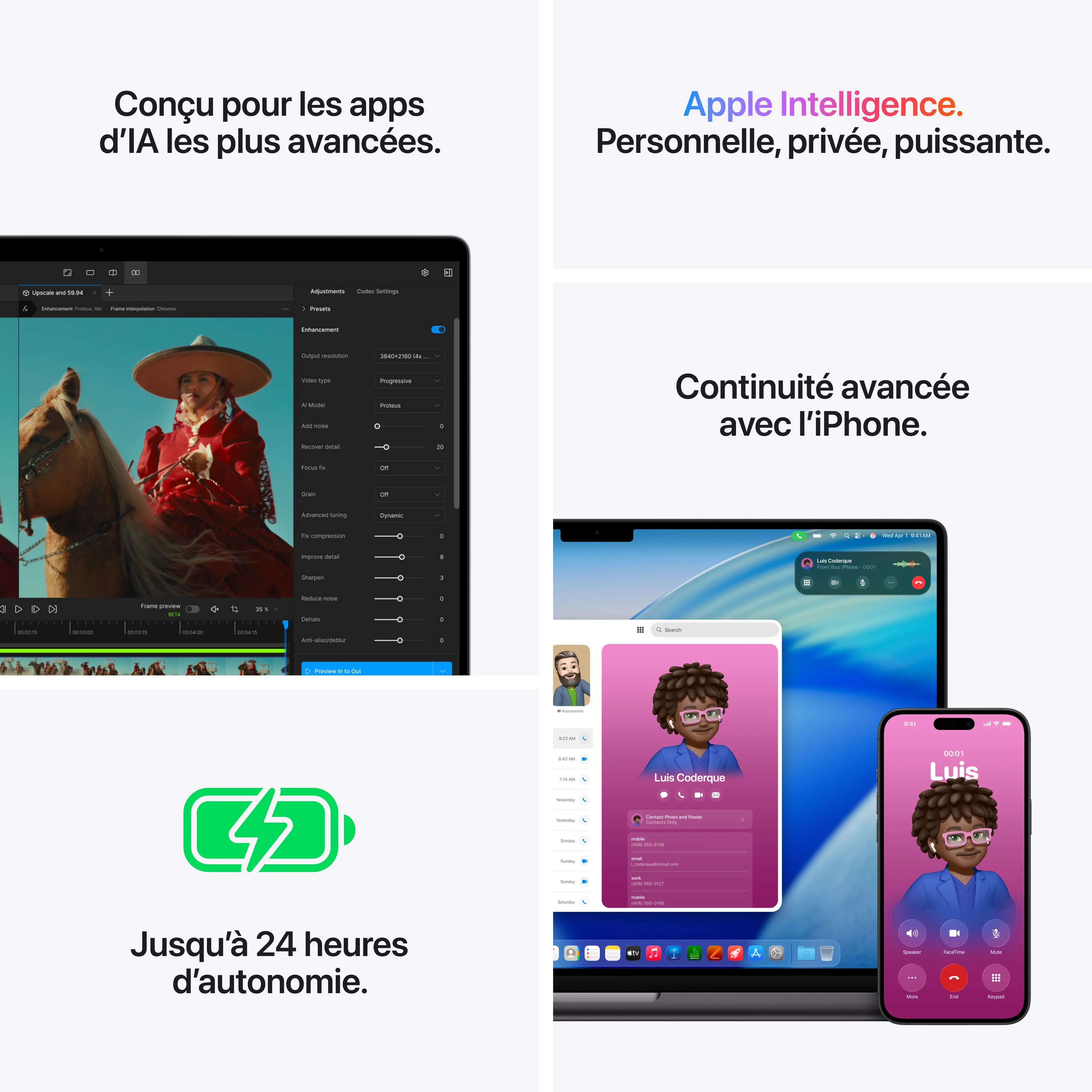 MacBook Pro 16 pouces: Puce Apple M5 Pro avec CPU 18 cœurs et GPU 20 cœurs, 1 To SSD - Argent - Image 8