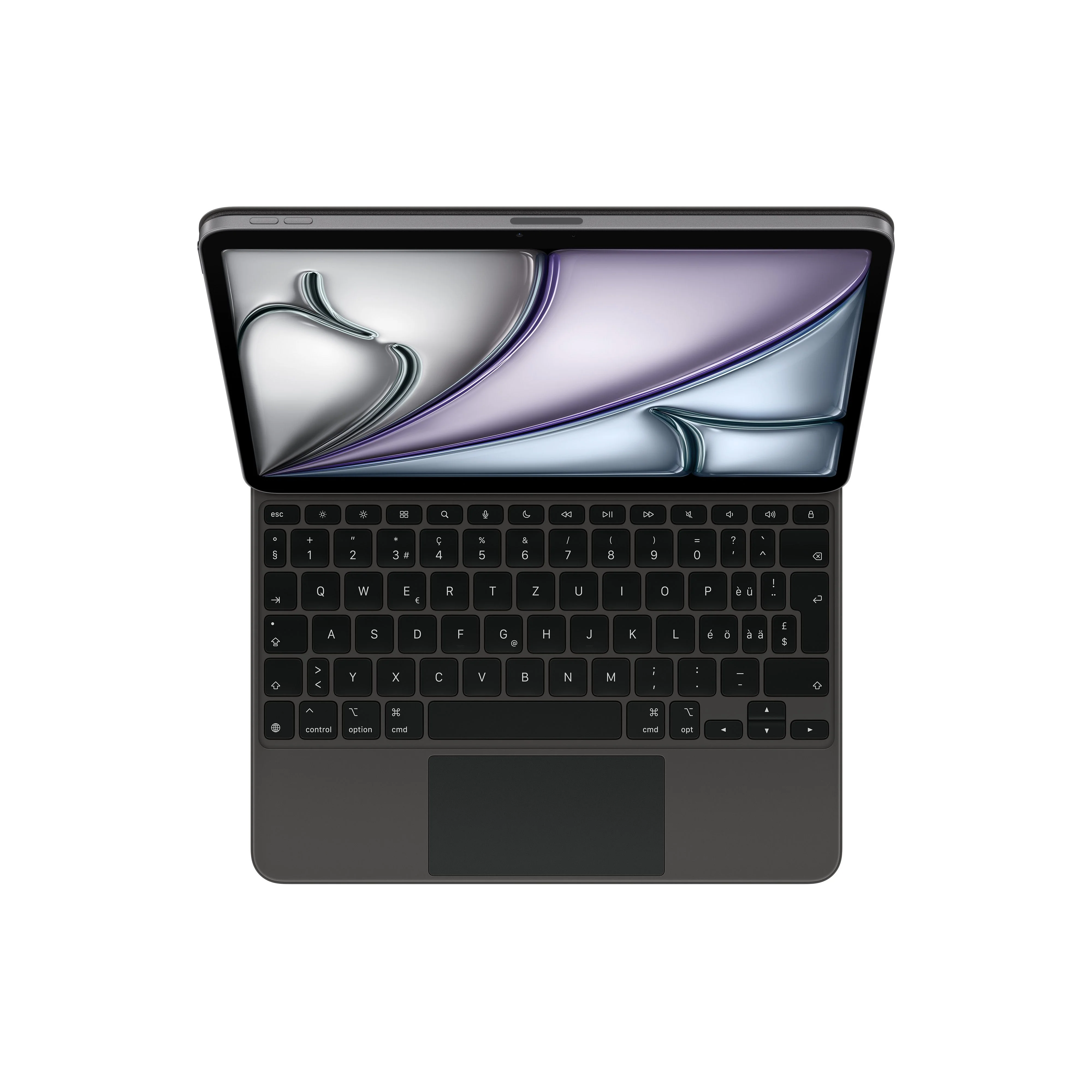 Magic Keyboard pour iPad Air 11 pouces (M3) - Suisse - Noir