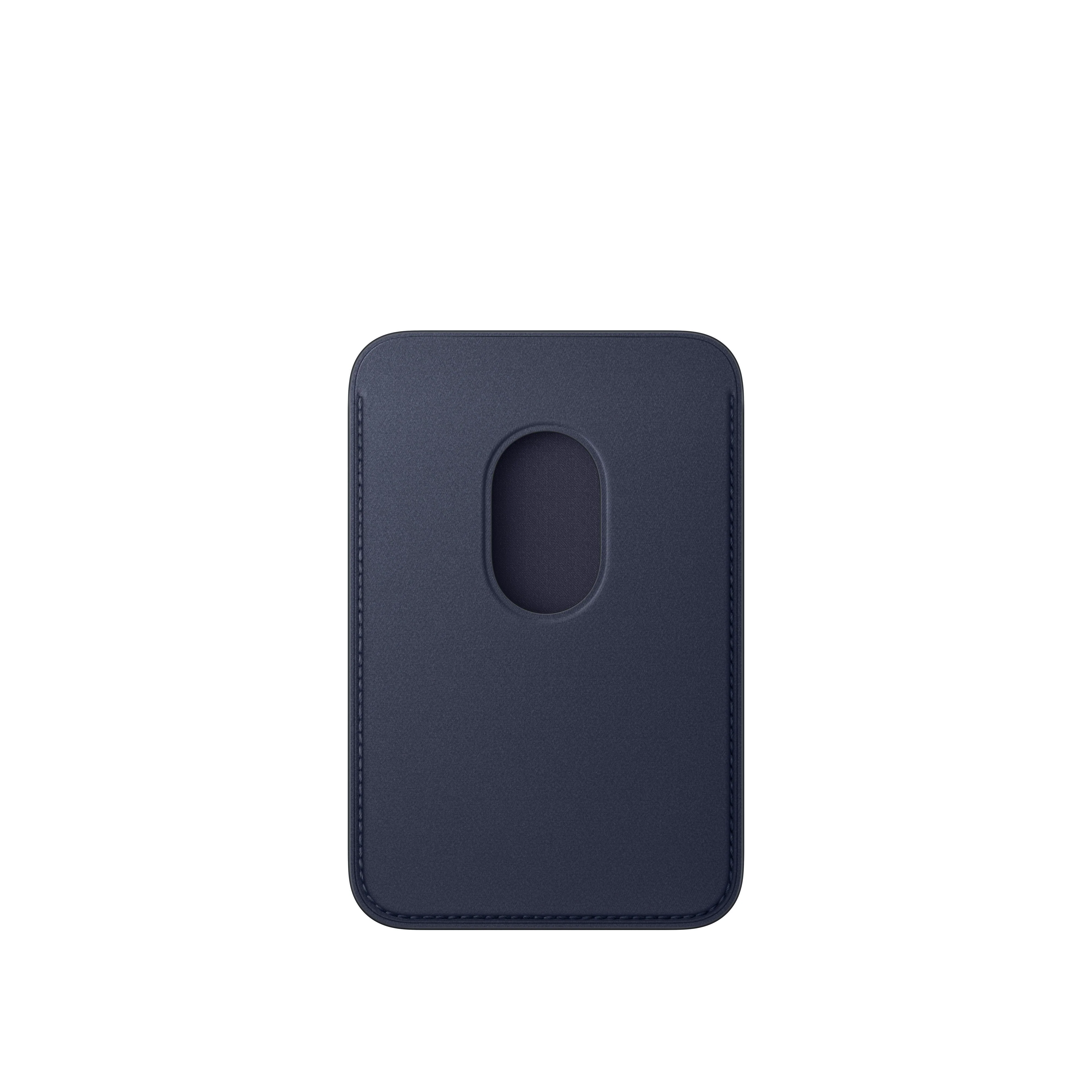 Porte-cartes en tissage fin pour iPhone avec MagSafe - Marine - Image 2
