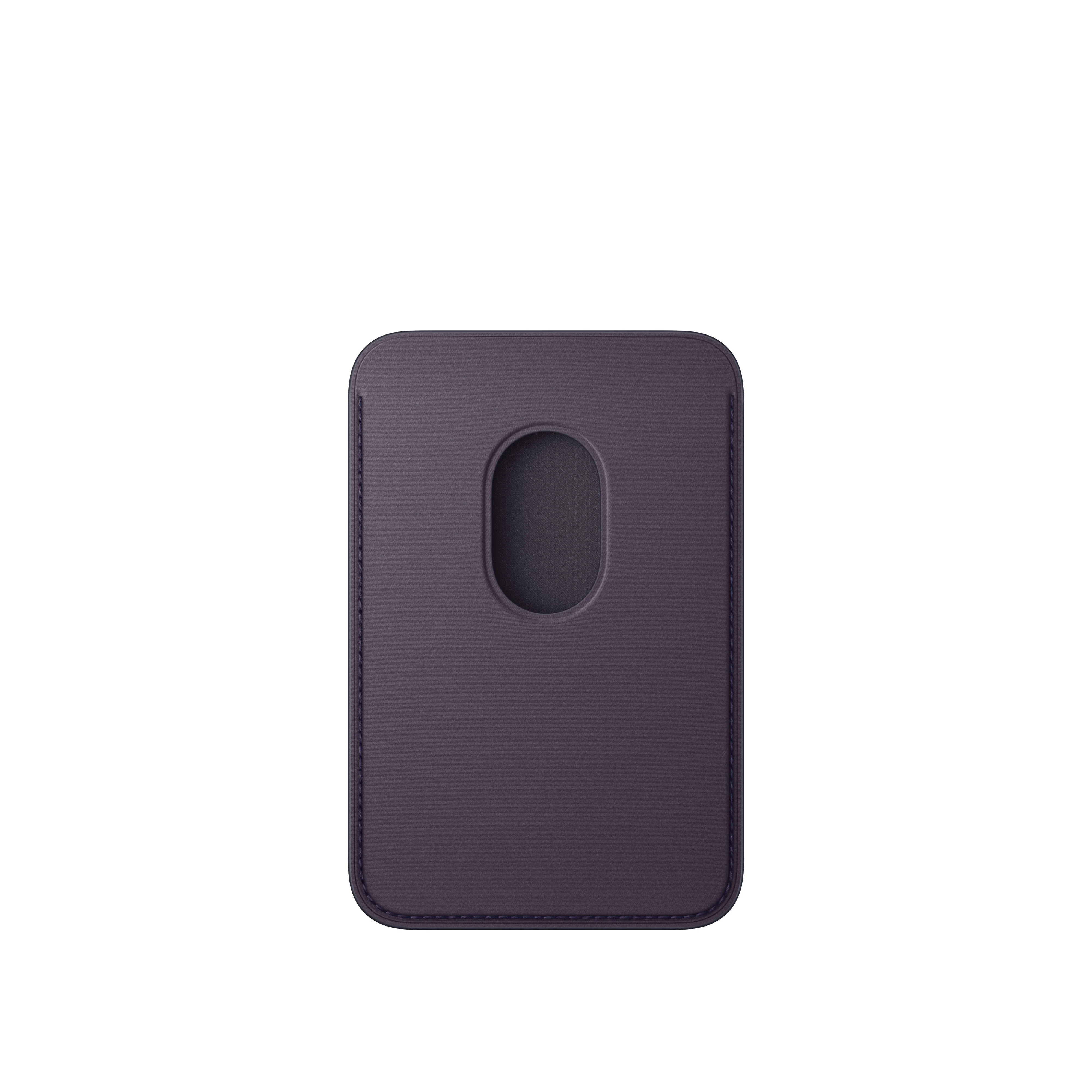 Porte-cartes en tissage fin pour iPhone avec MagSafe - Violet nuit - Image 2