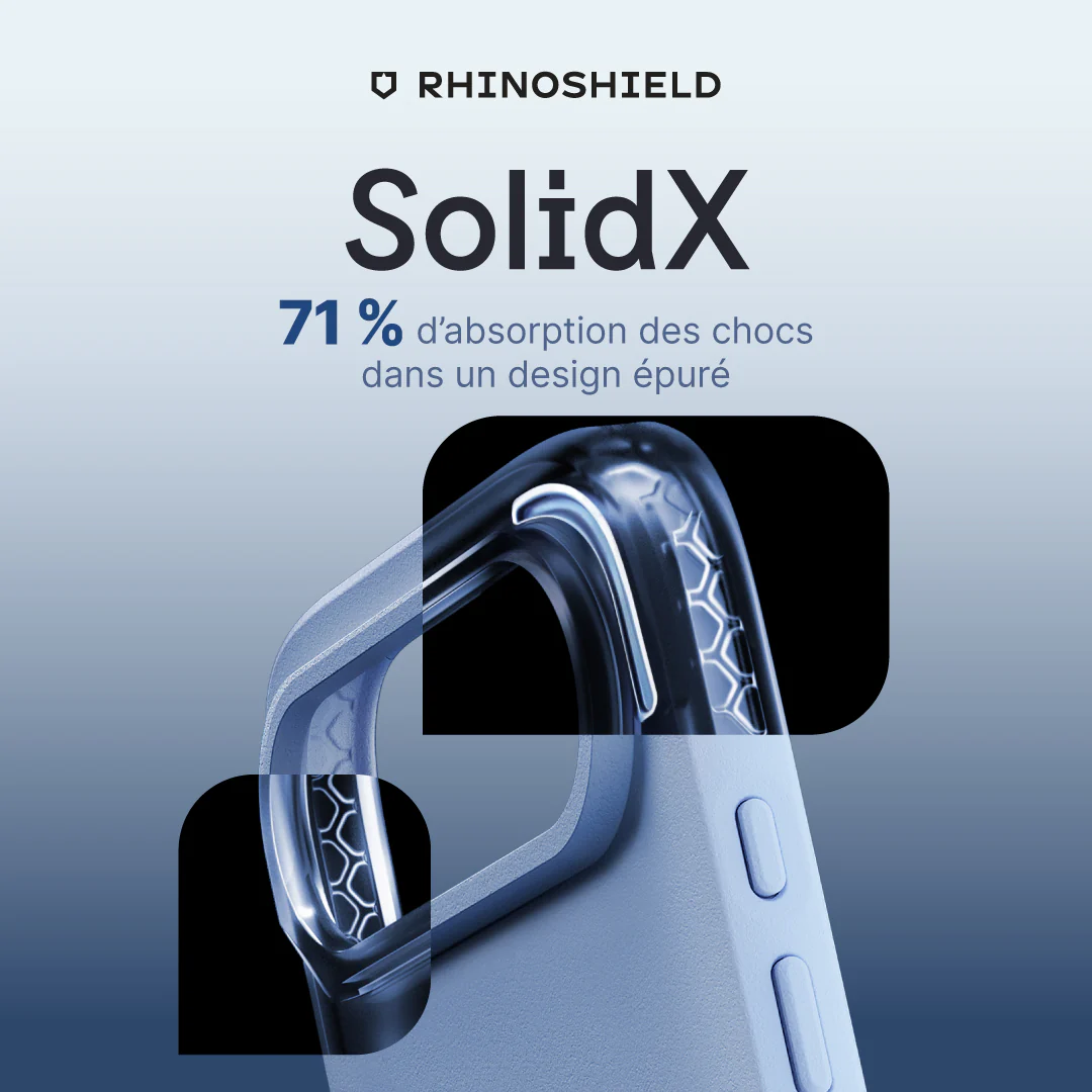 Rhinoshield Coque SolidX pour iPhone 17 Pro • Blanc - Image 4