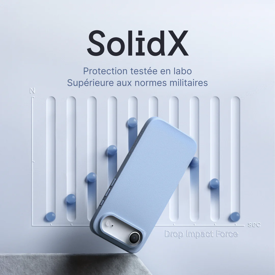Rhinoshield Coque SolidX pour iPhone 17 Pro • Blanc - Image 6