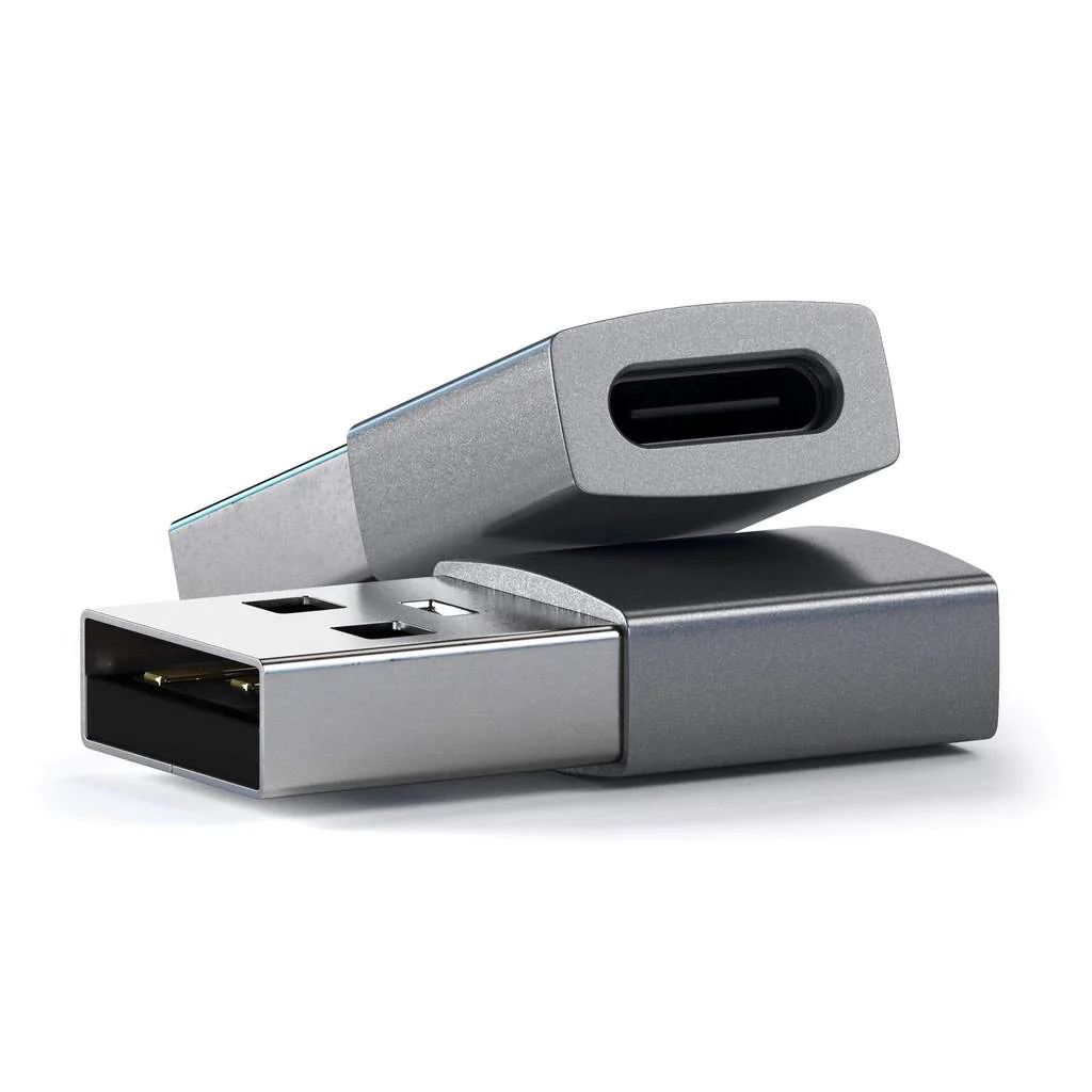 Satechi Aluminum adaptateur USB 3.0 vers Type-C USB • Gris sideral - Image 3