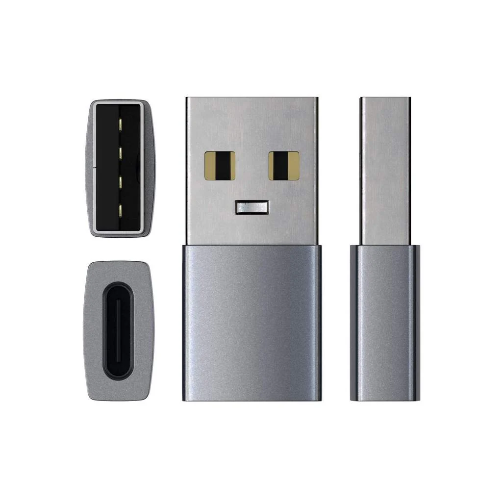 Satechi Aluminum adaptateur USB 3.0 vers Type-C USB • Gris sideral - Image 4