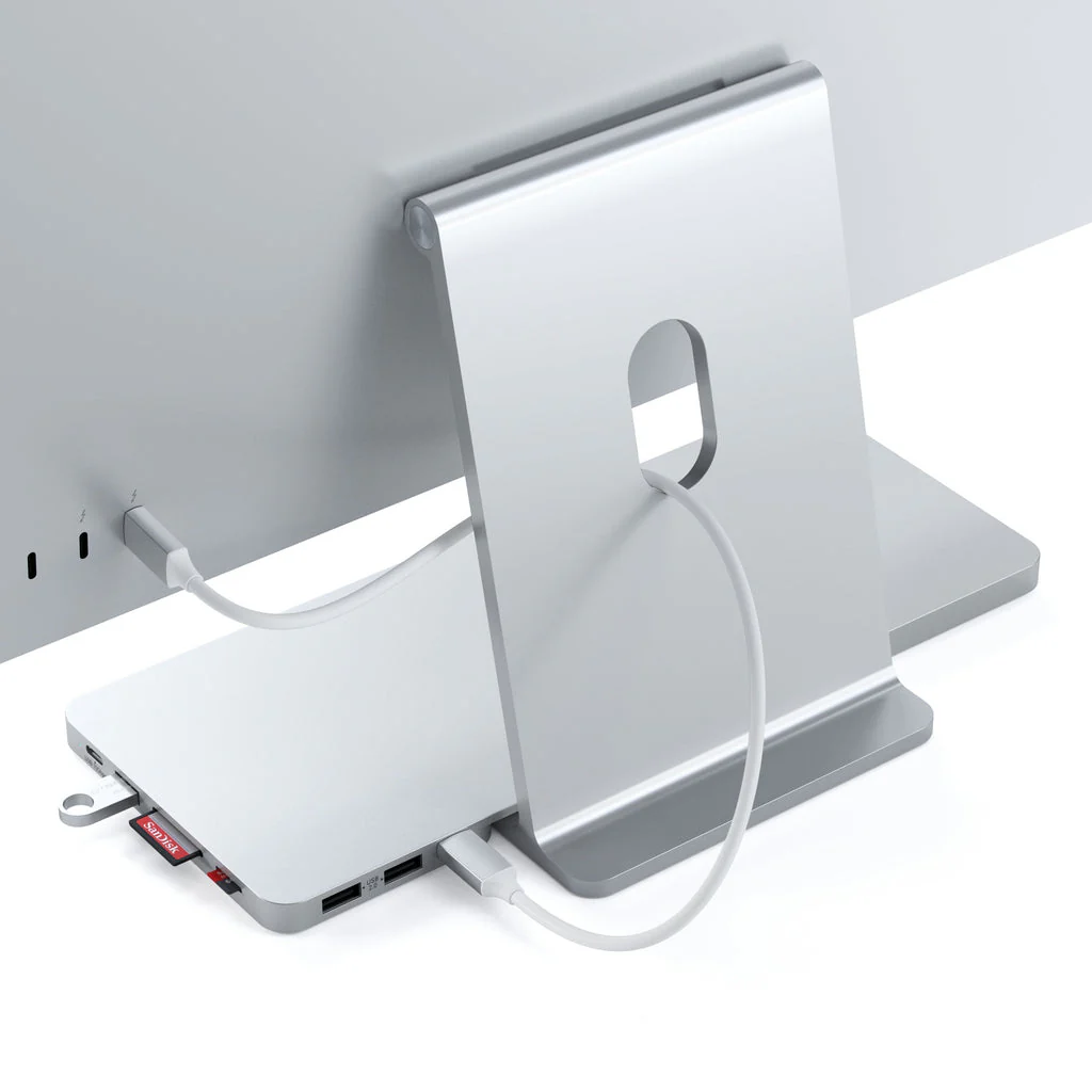 Satechi • Dock Aluminium USB-C pour iMac 24" • Argent - Image 4