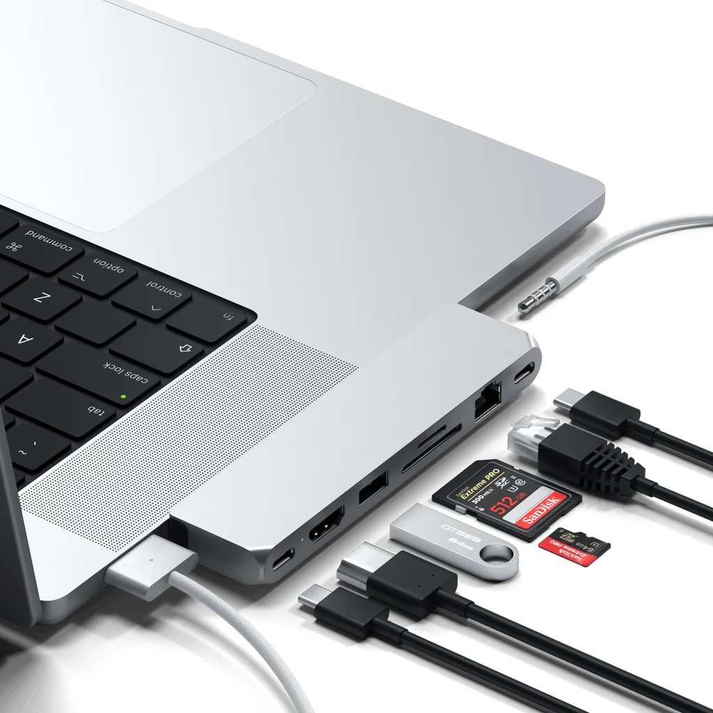 Satechi Pro Hub Max pour Macbook Pro • Argent - Image 4