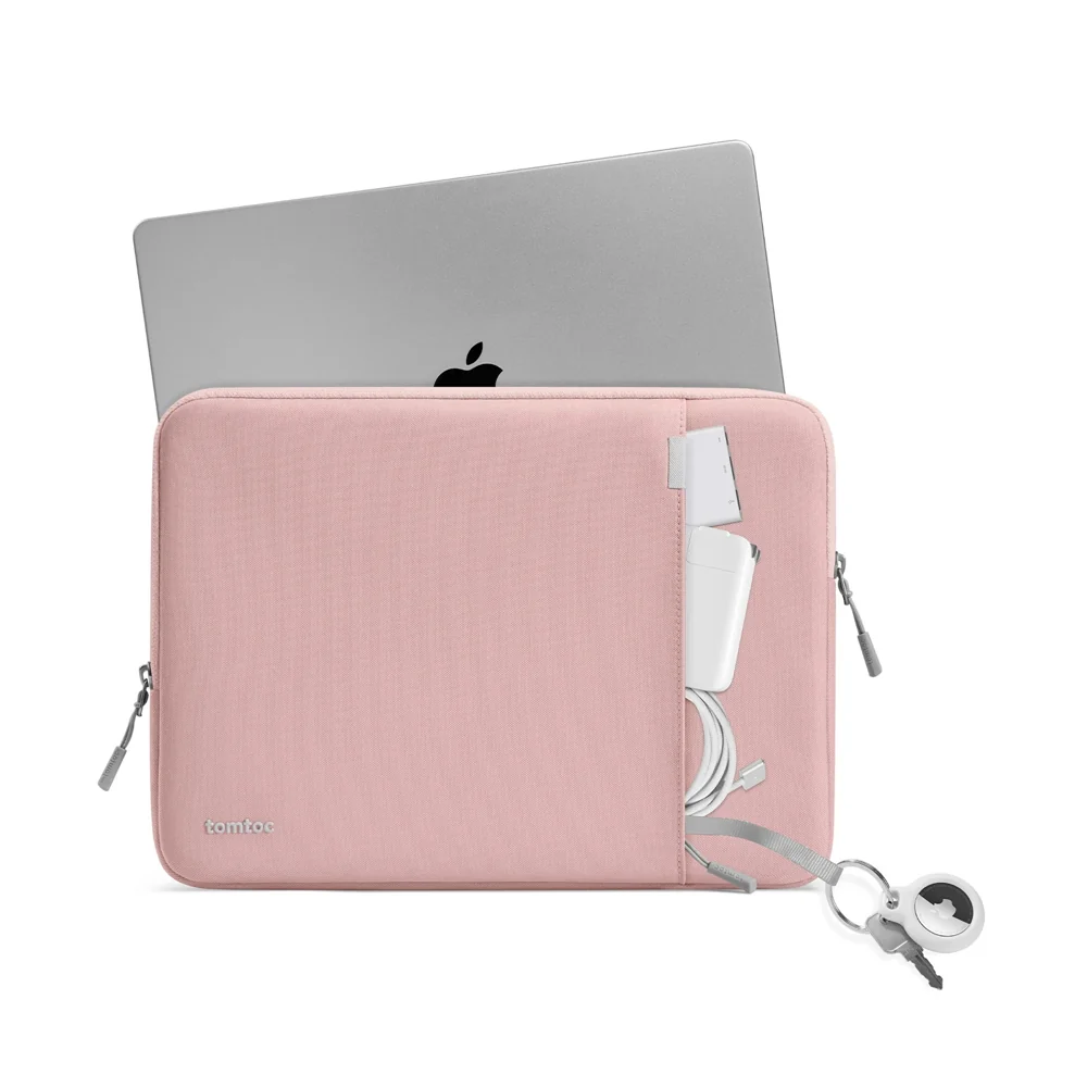 Tomtoc • Defender A13 Sleeve pour Macbook Air M4 et Macbook Pro 13" • Rose - Image 2
