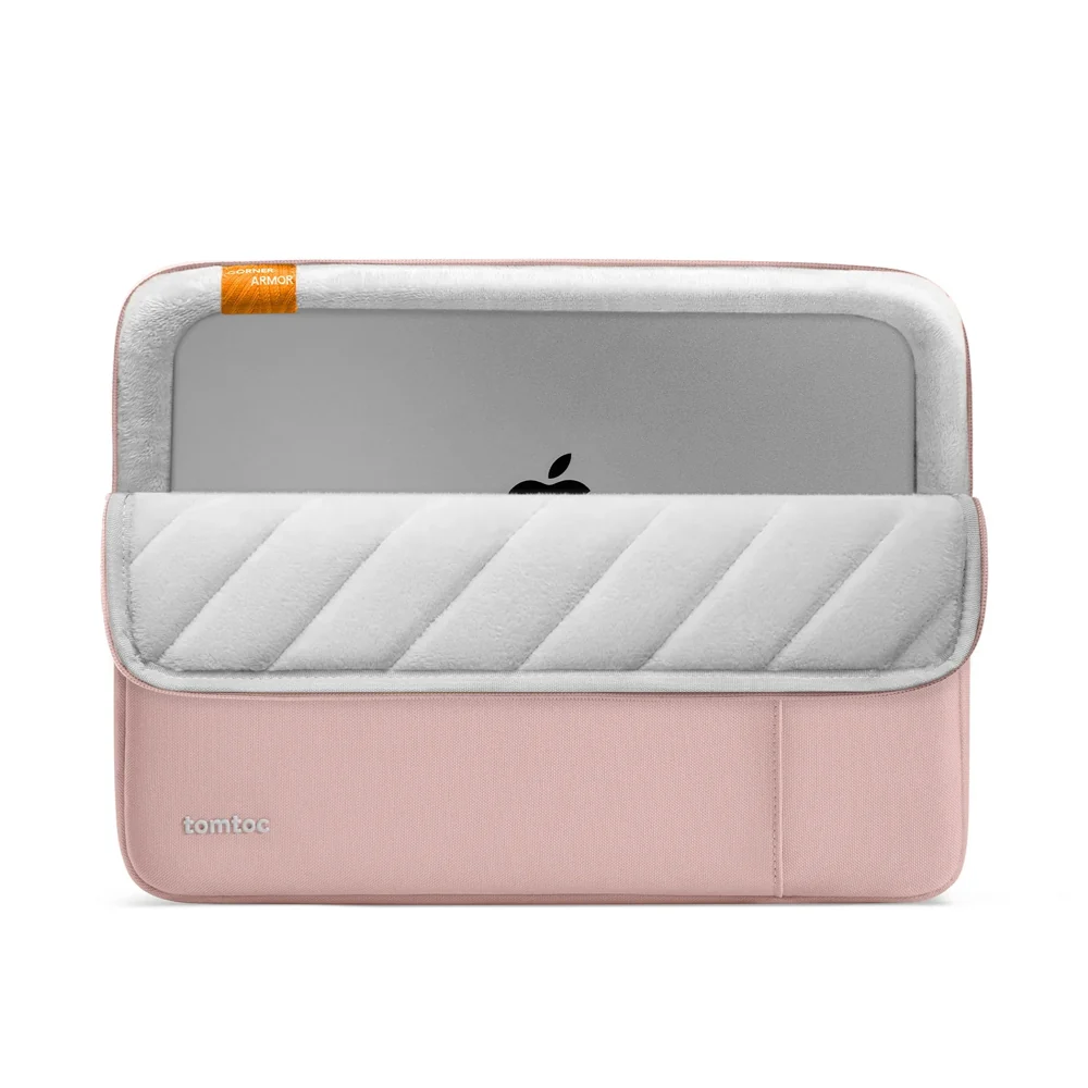 Tomtoc • Defender A13 Sleeve pour Macbook Air M4 et Macbook Pro 13" • Rose - Image 4